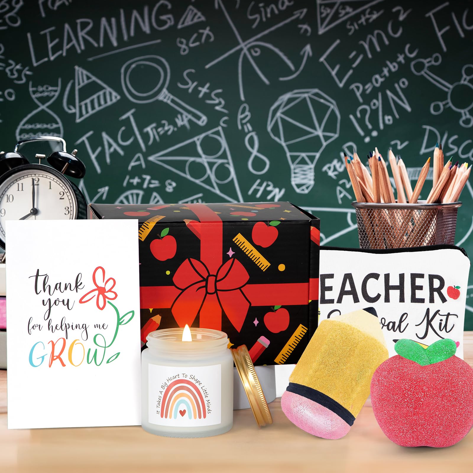 iAOVUEBY Teacher Appreciation Gifts – Spa Bath Bombs & Gift Box