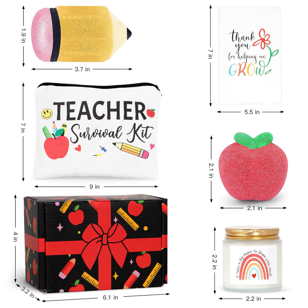 iAOVUEBY Teacher Appreciation Gifts – Spa Bath Bombs & Gift Box