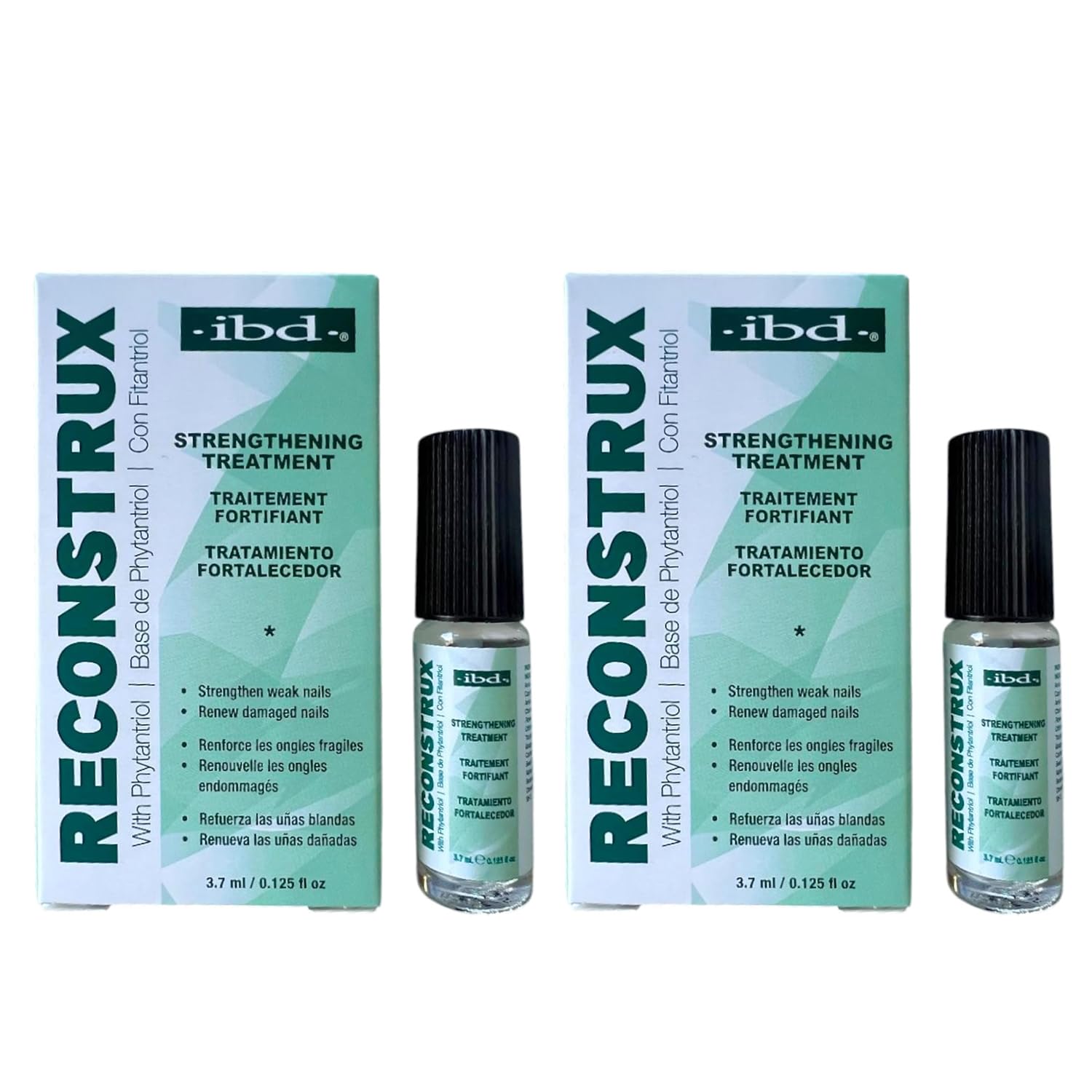 IBD Reconstrux Nail Repair Treatment – Nail Strengthener & Growth Support (2 Pack) | USA Made