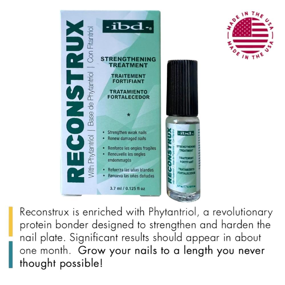 IBD Reconstrux Nail Repair Treatment – Nail Strengthener & Growth Support (2 Pack) | USA Made