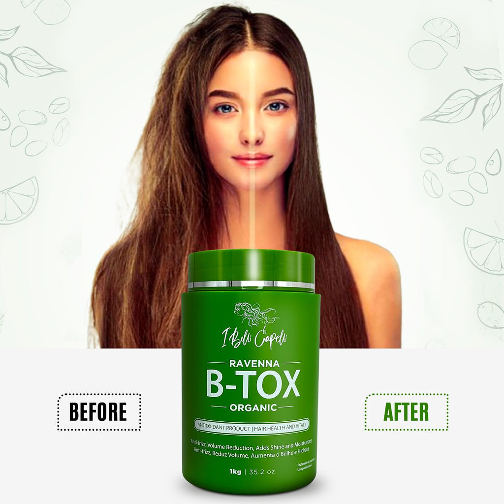 I Belli Capelli Hair B-tox Treatment & Argan Oil Mask – Organic Kit, Formaldehyde-Free