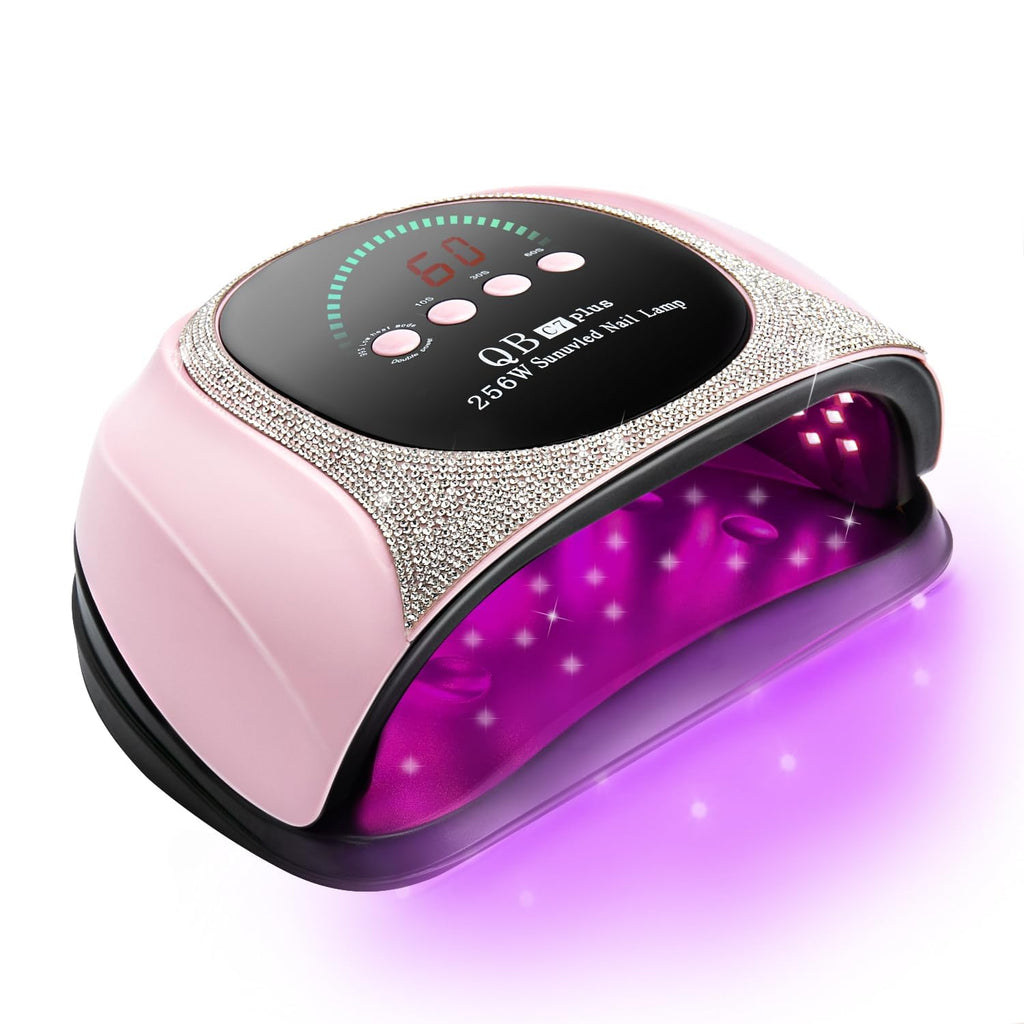 iBigLY UV LED Nail Dryer 256W – Fast Gel Curing, Auto Sensor, 4 Timers