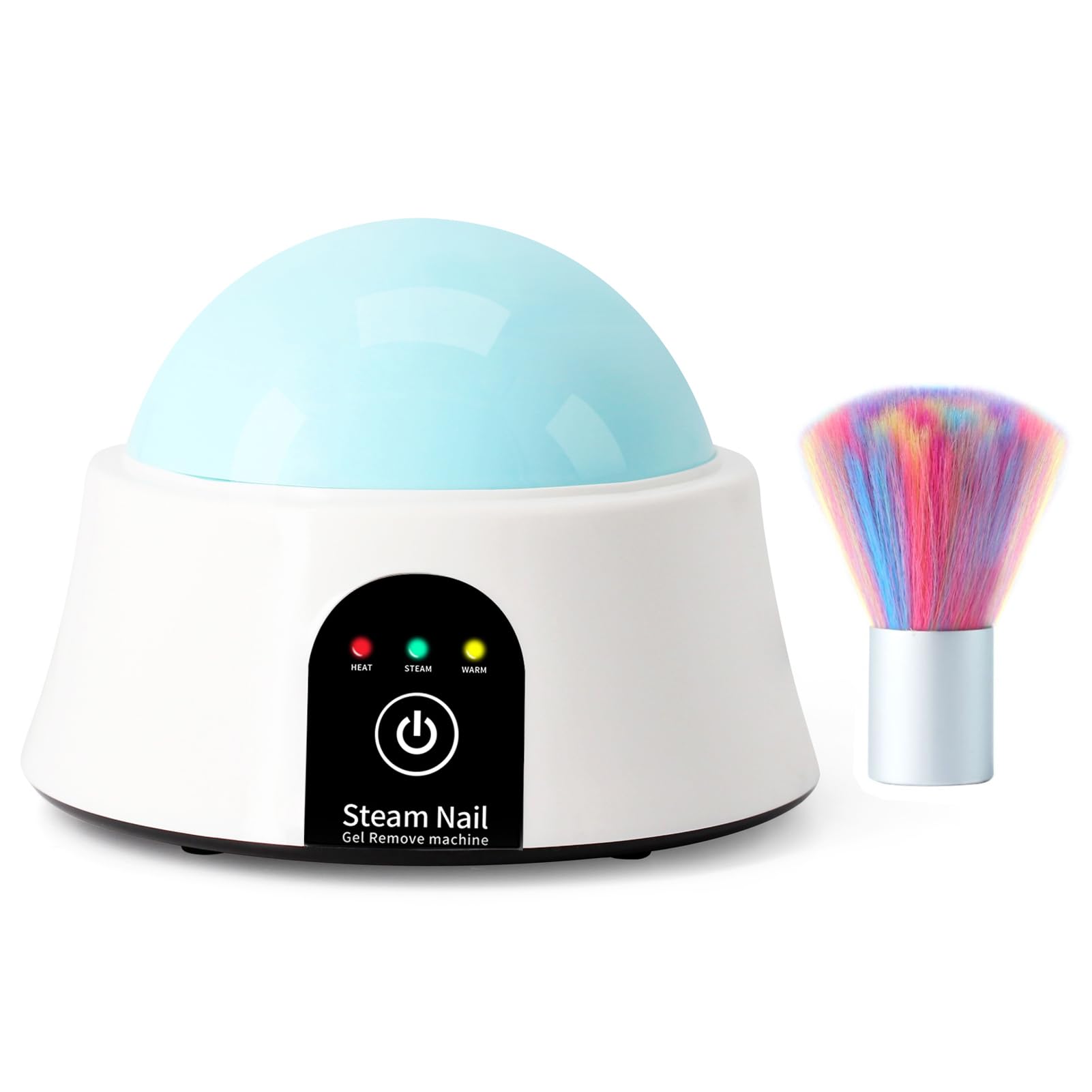 I·B·N G ISGR-01 Blue Electric Nail Soaking Bowl for Gel Remover & Dip Powder – Nail Art Brush Included