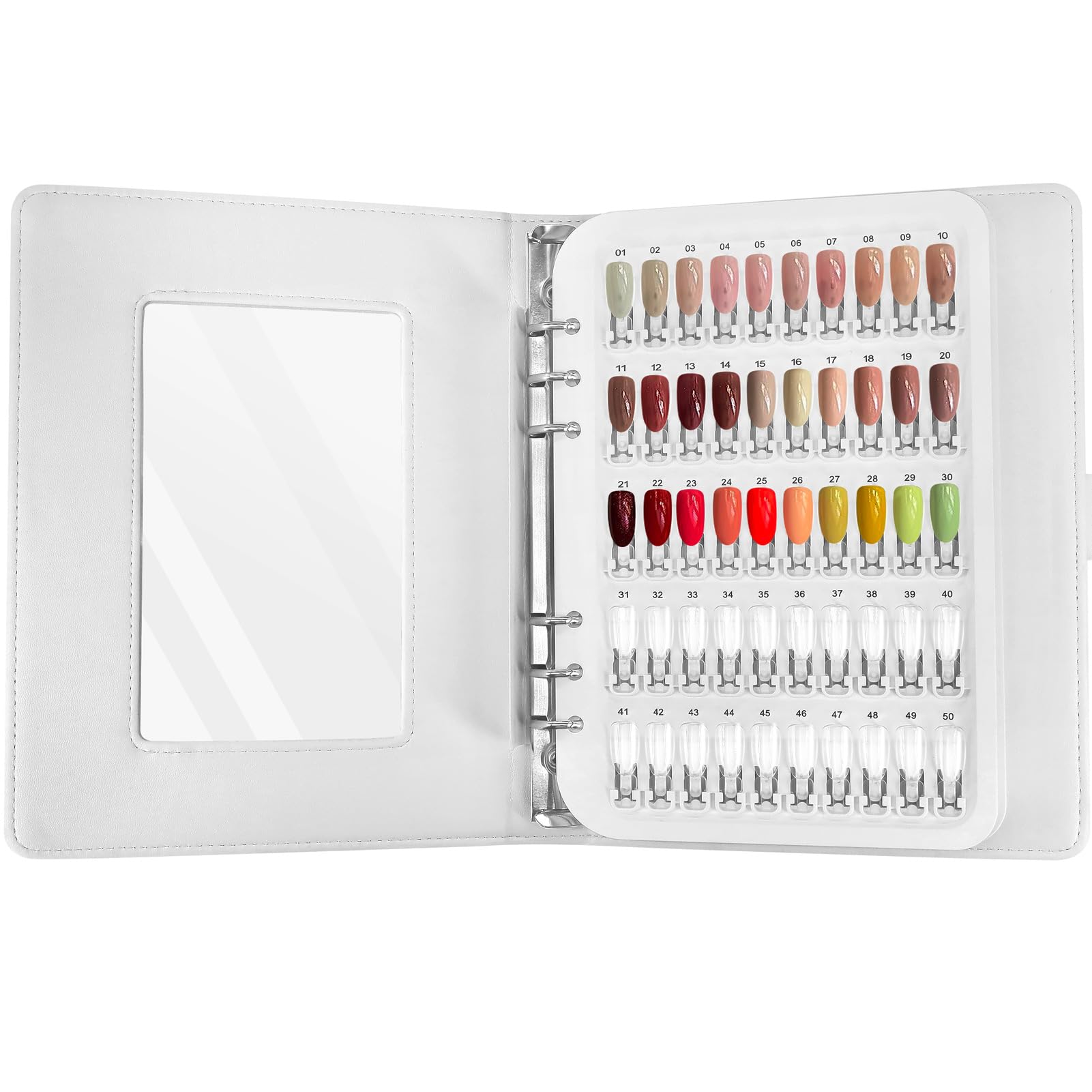 I·B·N G Upgraded Nail Color Swatches Display Book C11 – 150 Color Tips