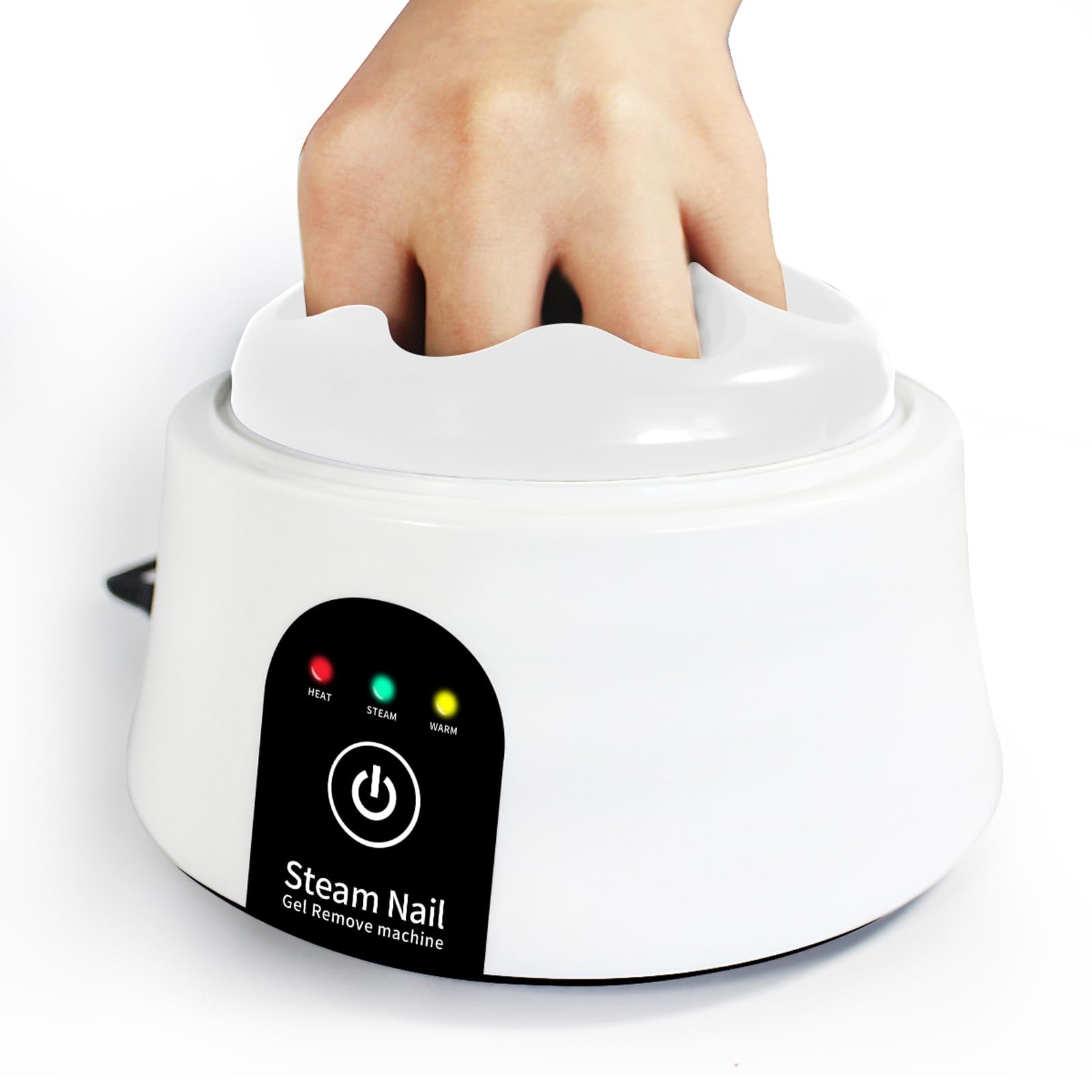 IBNG Nail Soaking Bowl – Electric Soak Off for Gel, Acrylic & Dip Powder (White)