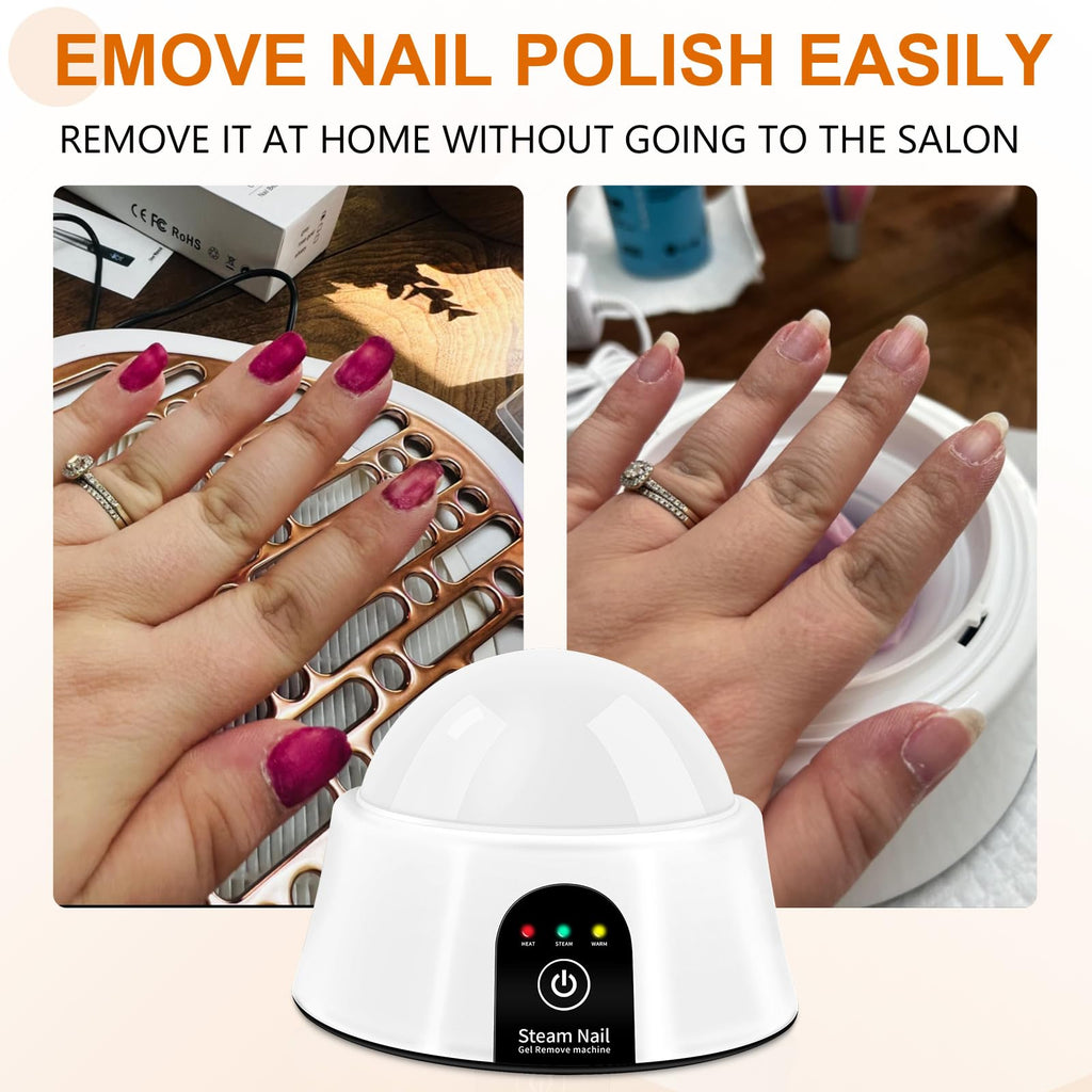 IBNG Nail Soaking Bowl – Electric Soak Off for Gel, Acrylic & Dip Powder (White)