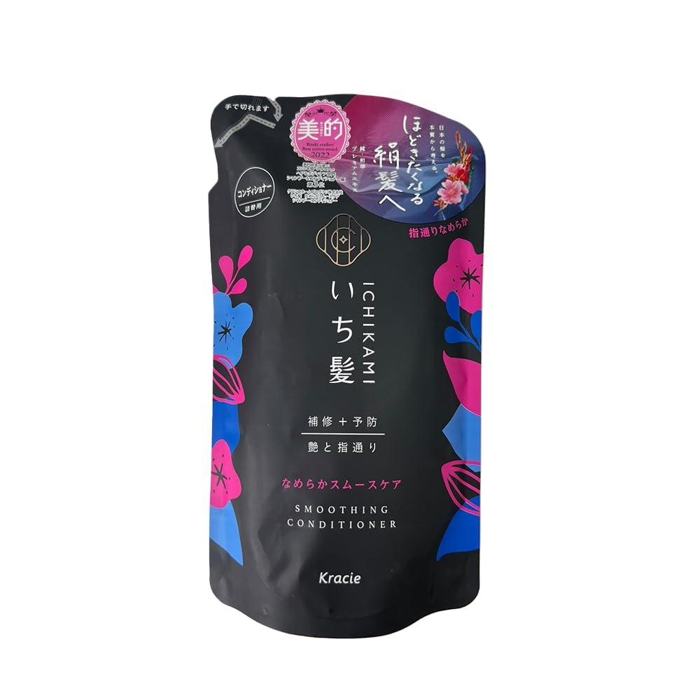 Kracie ICHIKAMI Smoothing Conditioner Cuticle Smooth Refill 340g