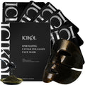 ICIKOL 24K Gold & Caviar Collagen Face Mask – Overnight Hydration & Firming (5 Pack)