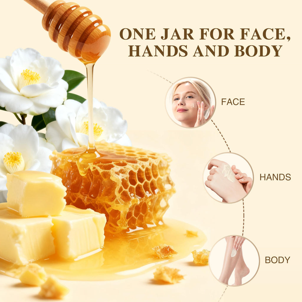 ICIKOL Beef Tallow Honey Balm | Grass-Fed Tallow Moisturizer for Face & Body – 2.1 oz