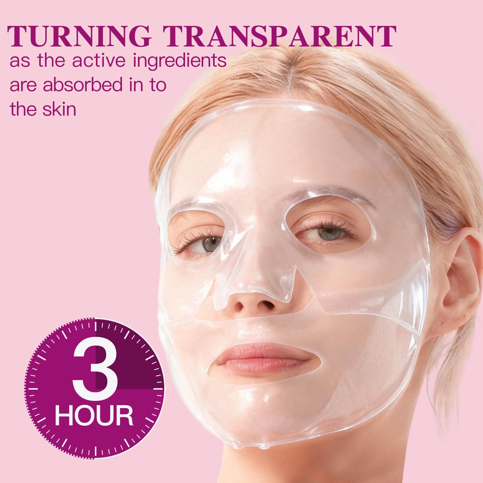 ICIKOL Overnight Collagen Mask - Deep Hydration & Glass Skin (4 Sheets)
