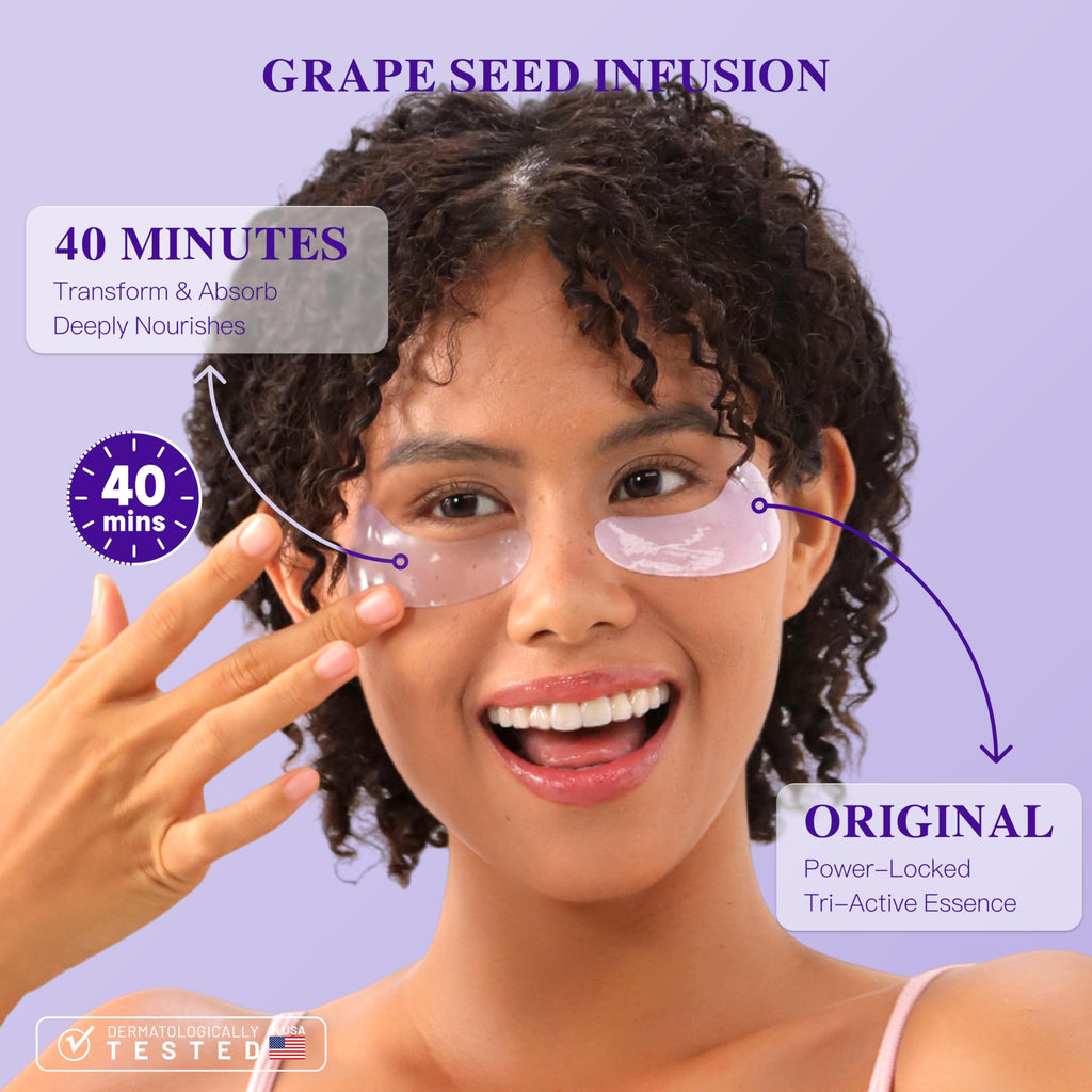 ICIKOL Collagen Under Eye Patches – Puffy Eyes & Dark Circles, Deep Hydration (12 Pairs)