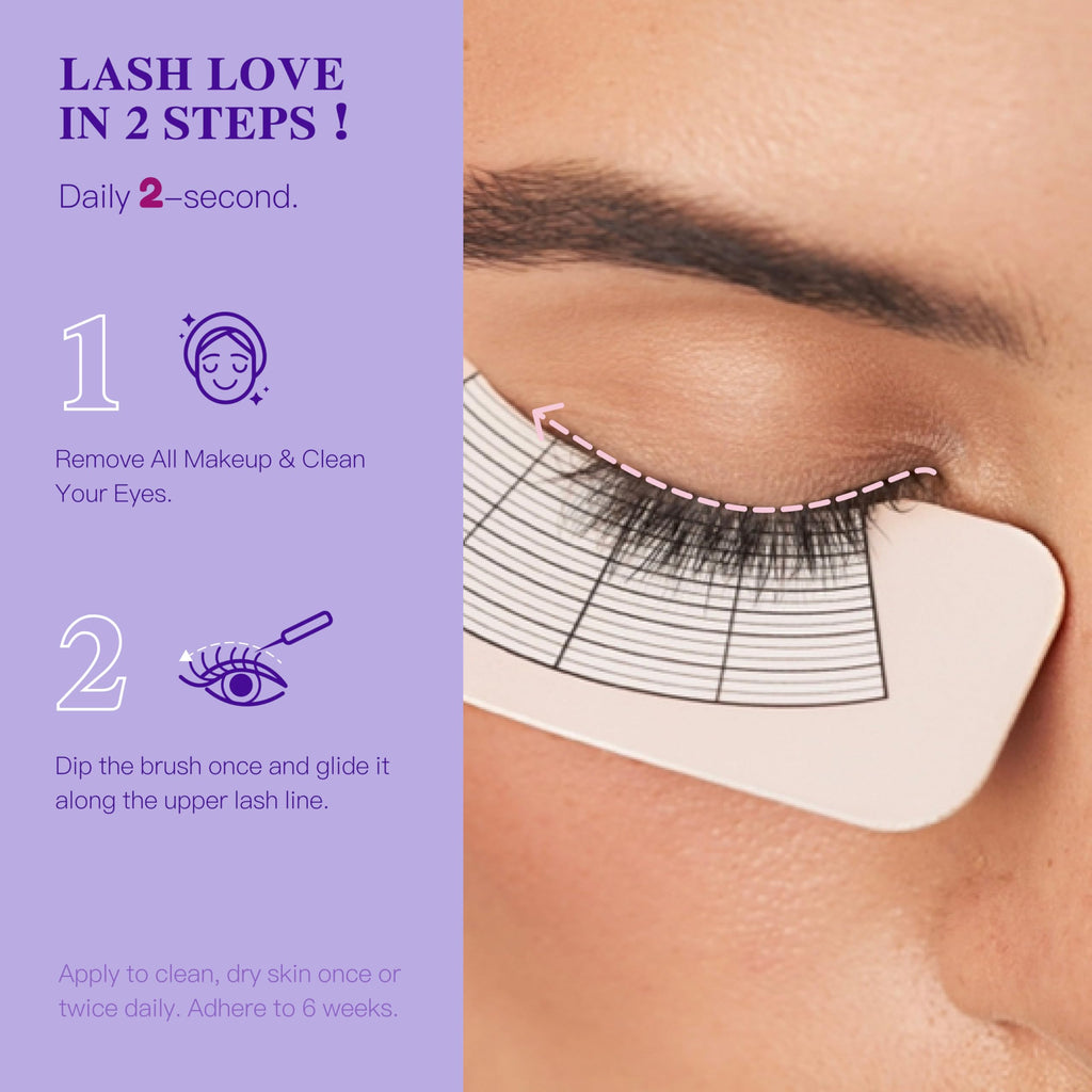 ICIKOL Lash Serum for Eyelash Growth | Advanced Peptide & Biotin Formula, Prostaglandin-Free, 16mL