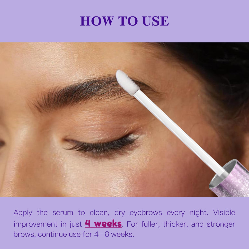 ICIKOL Lash & Brow Growth Serum Set – 2×8ml Duo, Biotin, Peptides, Plant Extracts, Prostaglandin-Free, Vegan
