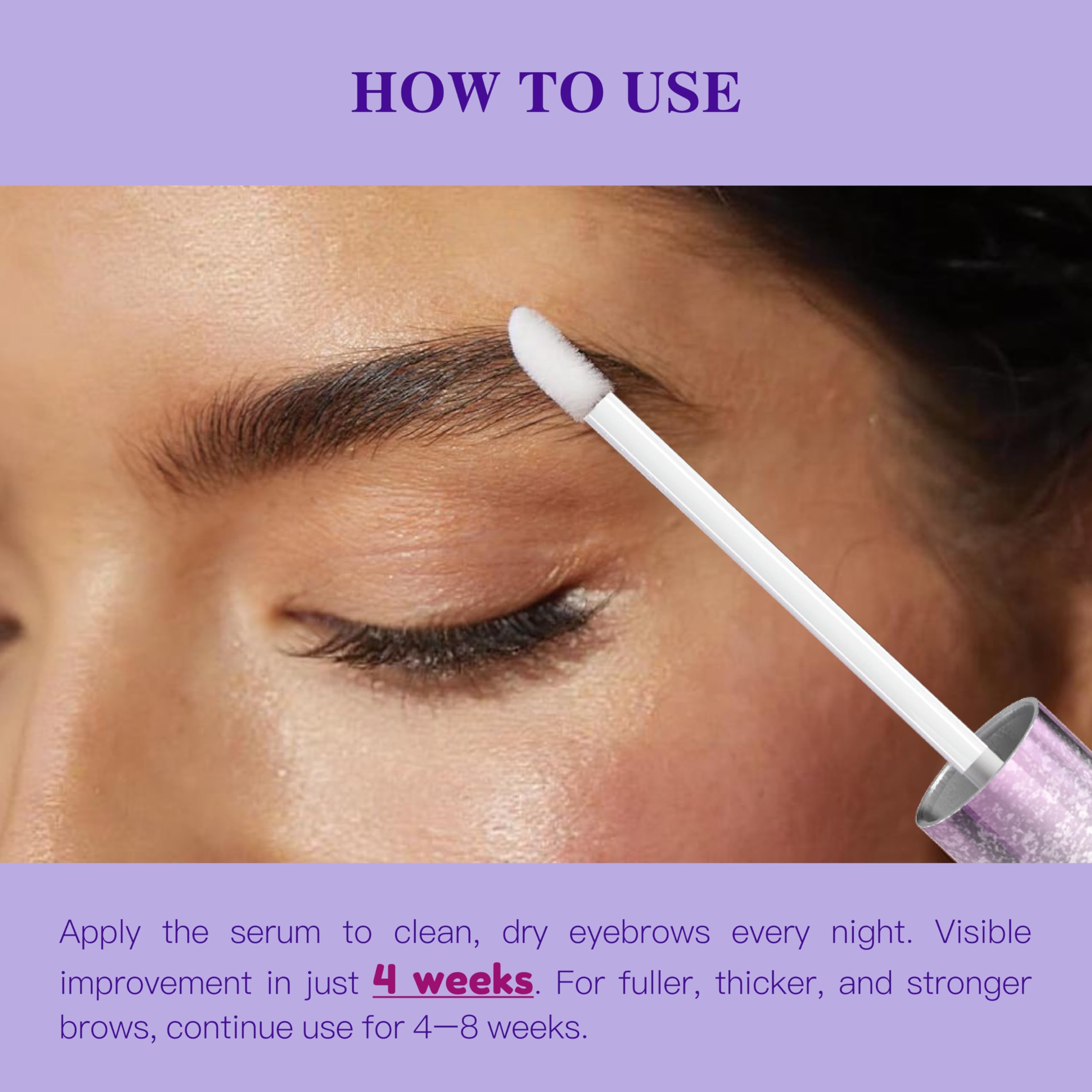 ICIKOL Lash & Brow Growth Serum Set – 2×8ml Duo, Biotin, Peptides, Plant Extracts, Prostaglandin-Free, Vegan