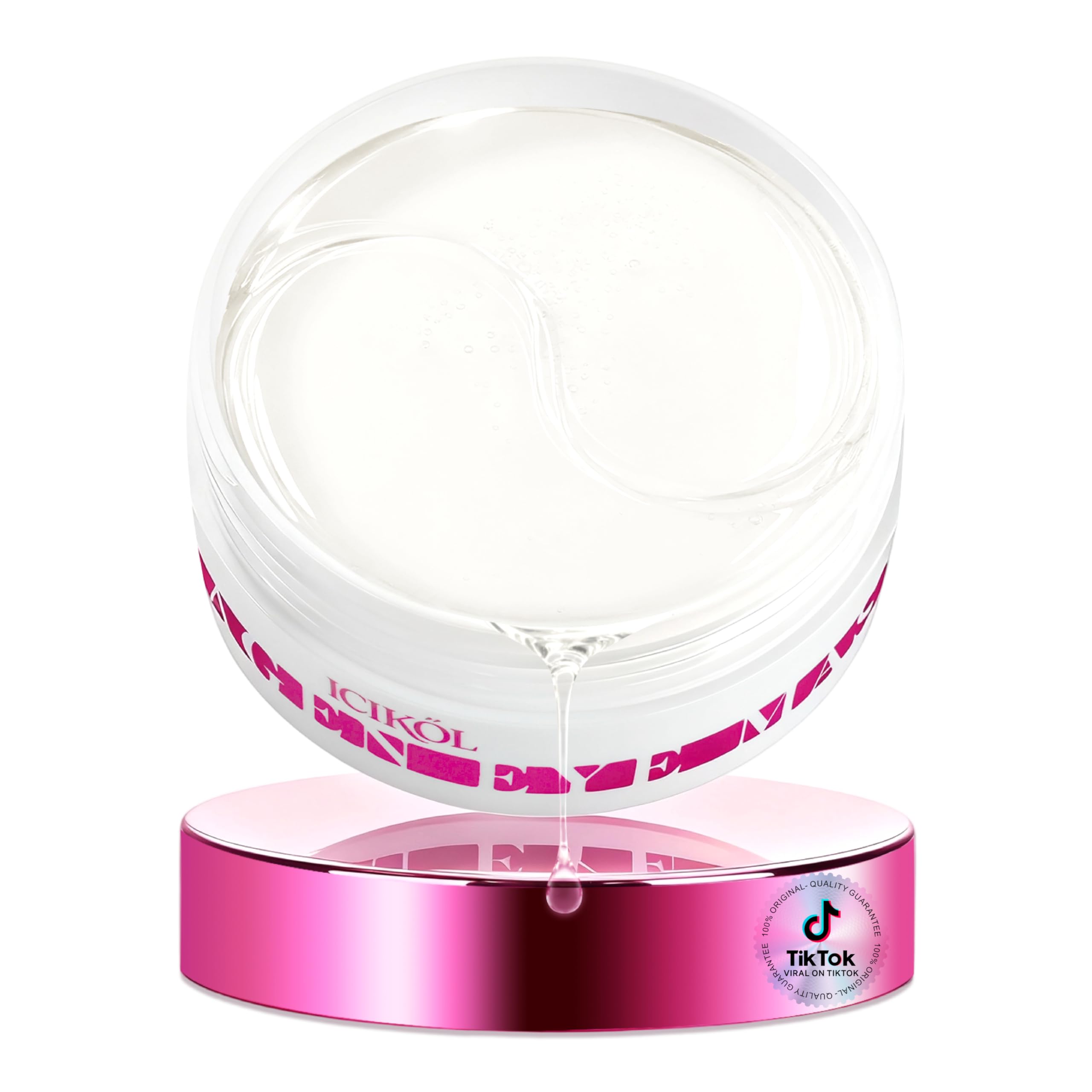 ICIKOL Under Eye Patches with Collagen – Deep Hydration Hydrogel Mask for Puffy Eyes & Dark Circles (30 Pairs)