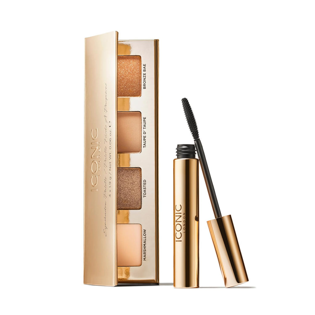 ICONIC LONDON All Eyes on You Gift Set | Triple Threat Mascara + Soft & Smokey Eyeshadow Palette