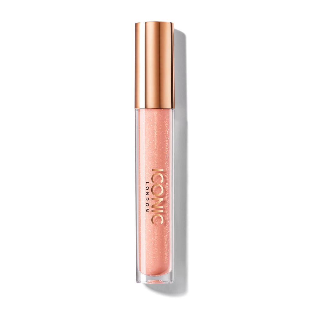 ICONIC LONDON Lip Pumping Gloss – High Shine, Non-Sticky, Peptide-Infused Lip Gloss | Vegan & Cruelty-Free | 0.16 Fl oz