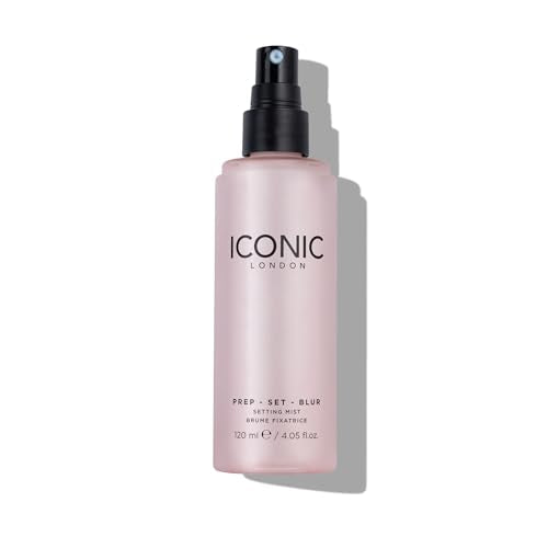 ICONIC LONDON Prep Set Blur Setting Spray – Weightless Makeup Fixer for Radiant Soft-Focus Skin (120 ml)