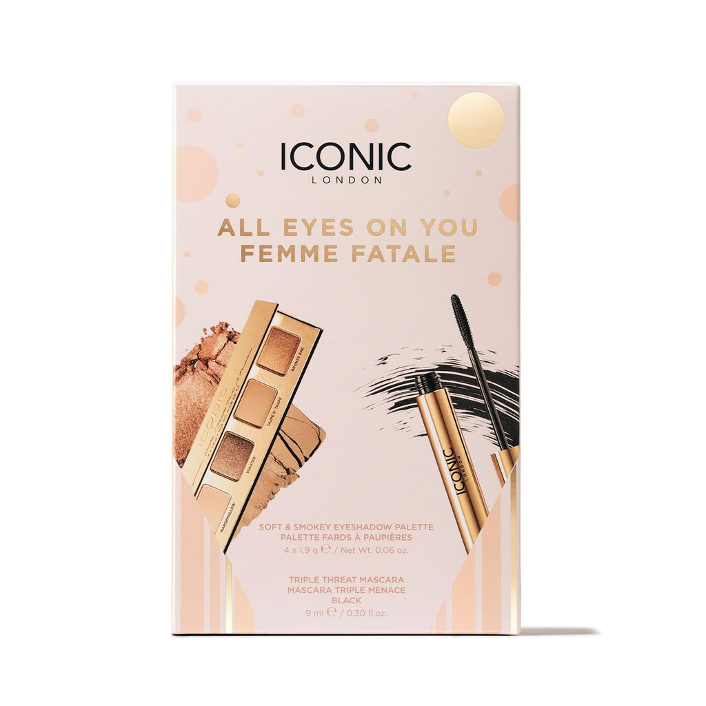 ICONIC LONDON All Eyes on You Gift Set | Triple Threat Mascara + Soft & Smokey Eyeshadow Palette