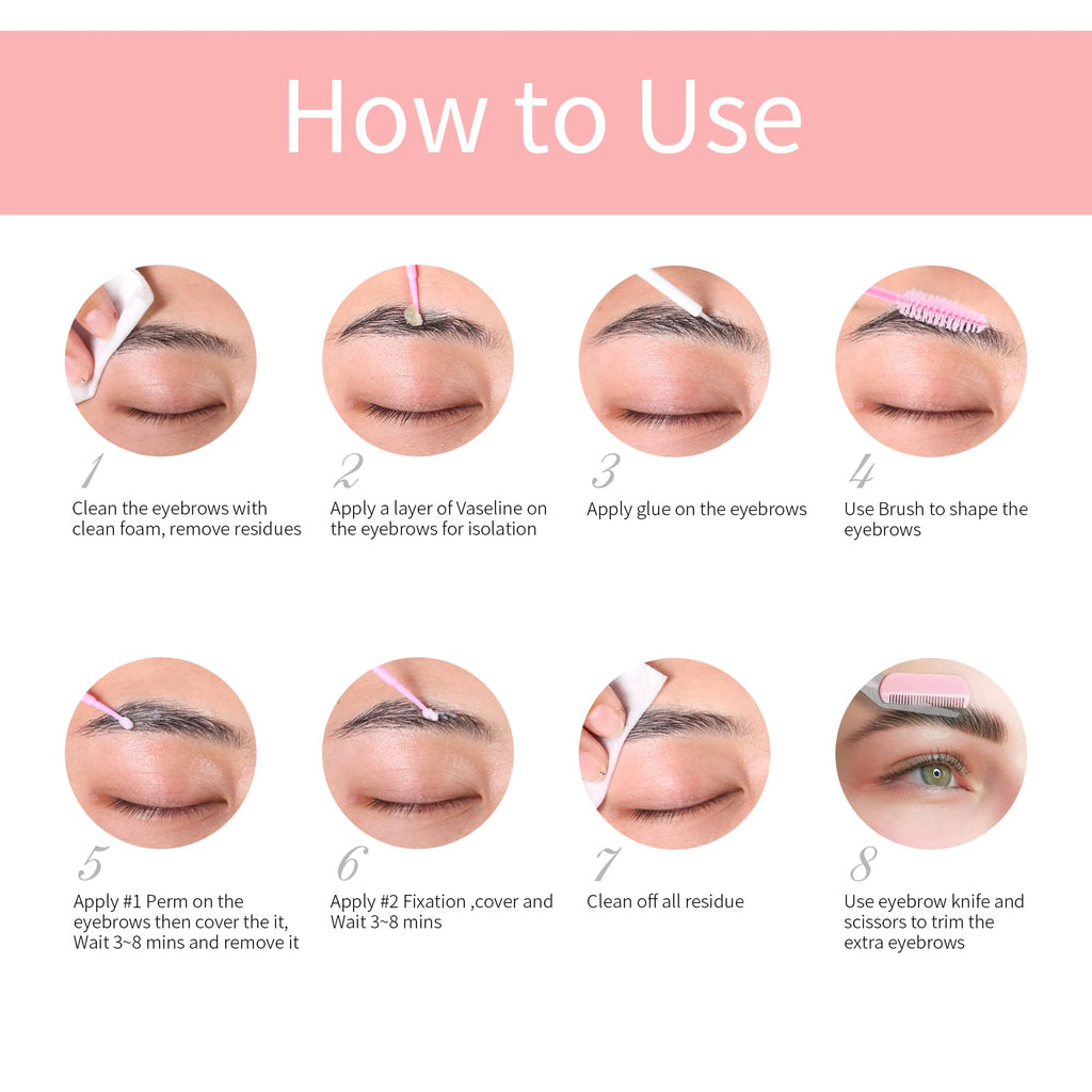 ICONSIGN Brow Lamination Kit – Professional Semi-Permanent Eyebrow Lift for Fuller Brows