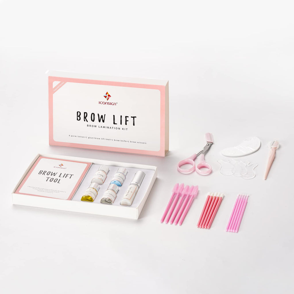 ICONSIGN Brow Lamination Kit – Professional Semi-Permanent Eyebrow Lift for Fuller Brows