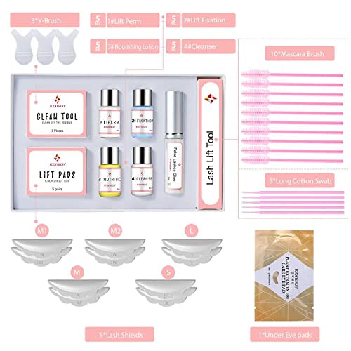 ICONSIGN 2026 Upgraded Lash Lift Kit - Professional Semi-Permanent Curl for Salon & Home