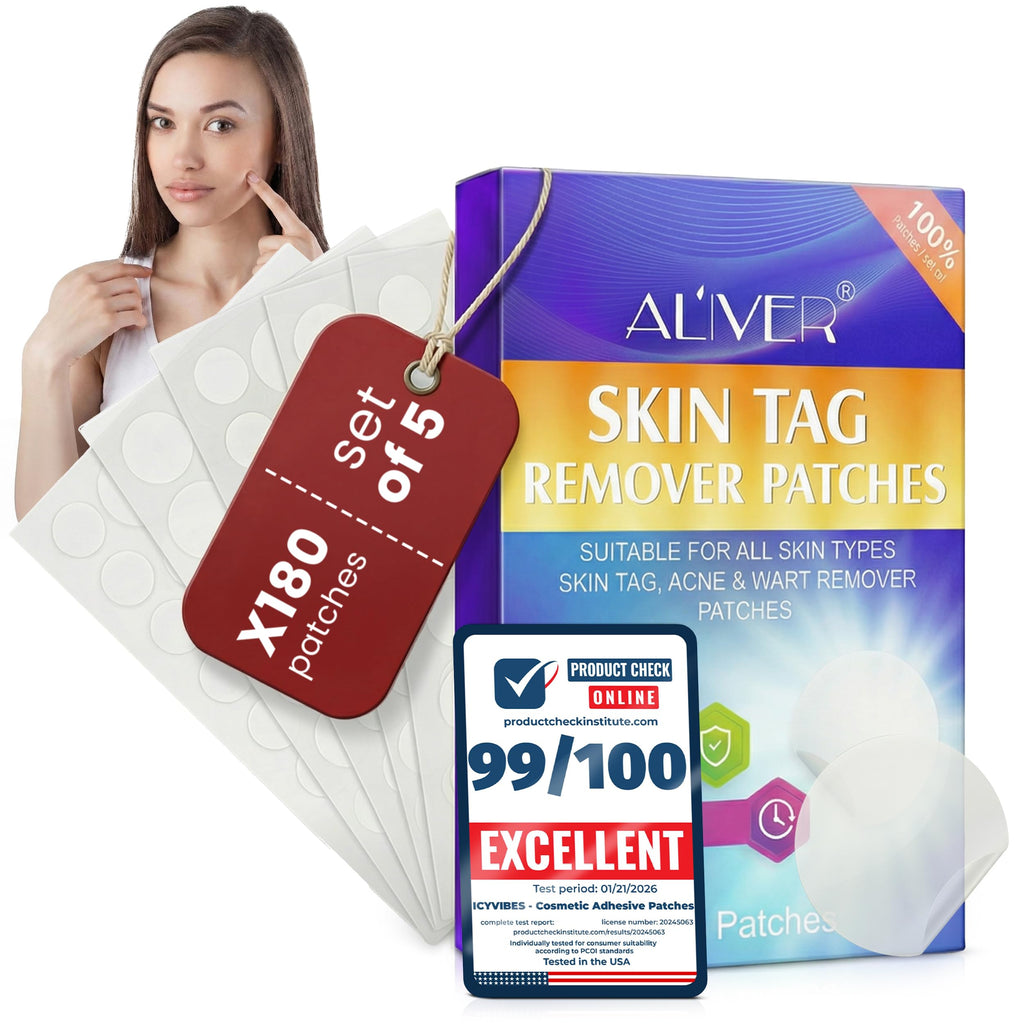 ICYVIBES Premium Cosmetic Adhesive Patches – Waterproof & Invisible
