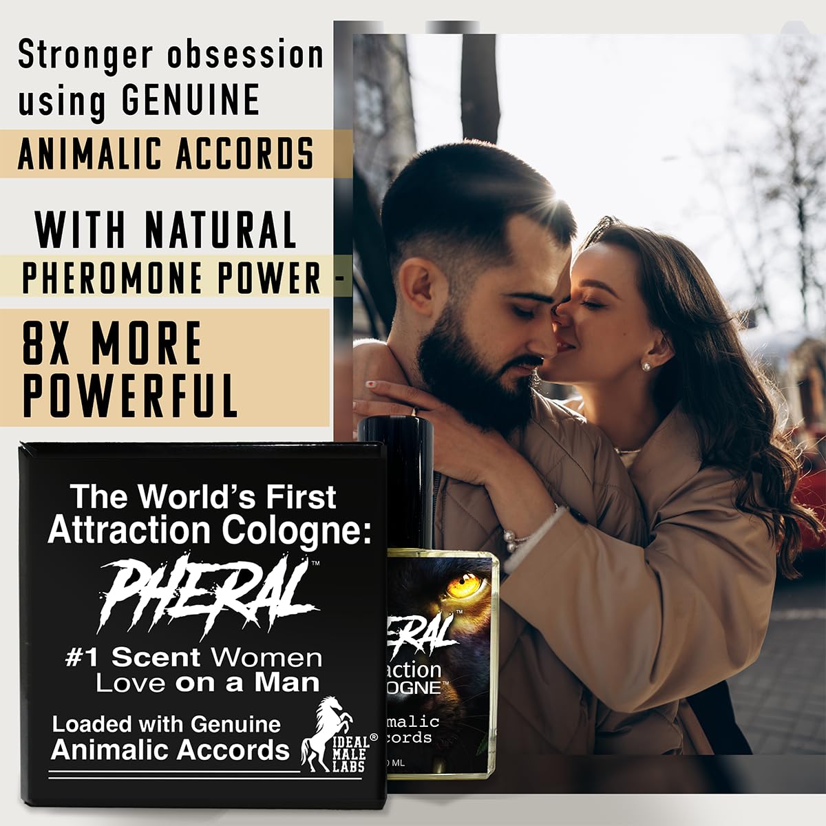 Ideal Male Labs Pheral Attraction Cologne | Pheromone Infused Men’s Cologne 30mL