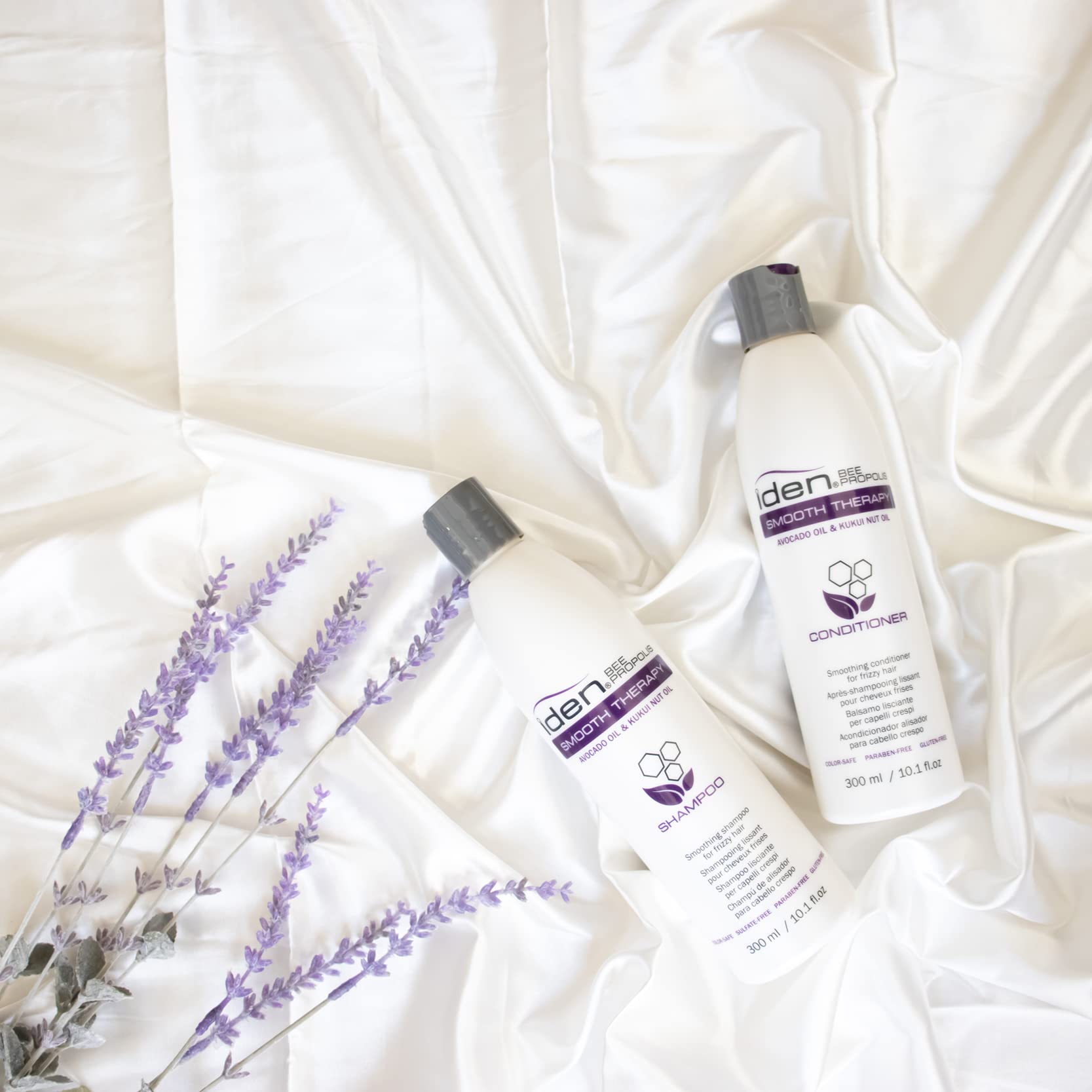 IDEN Bee Propolis Smooth Therapy Shampoo – Frizz Control & Silk Shine
