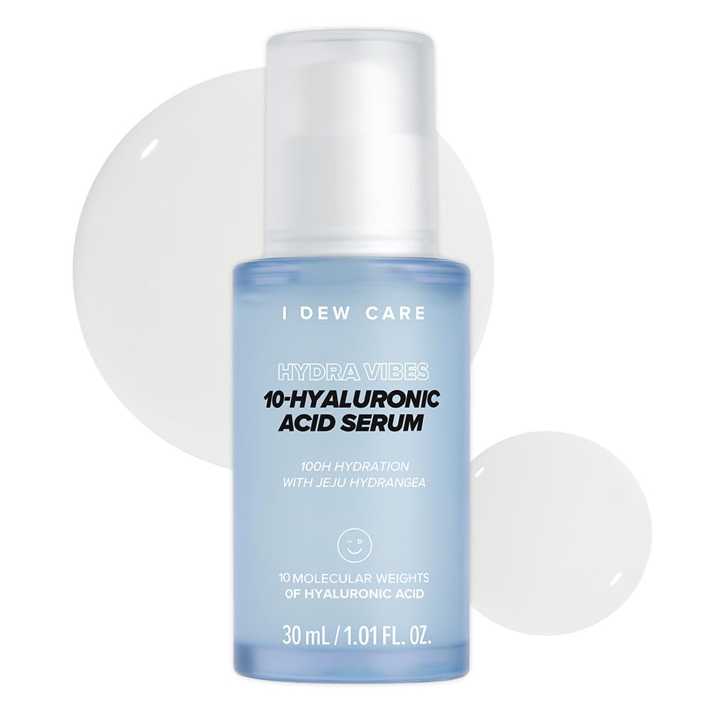 I DEW CARE Hydra Vibes 10-Hyaluronic Acid Serum with Jeju Hydrangea — Ultra Hydration (30ml)