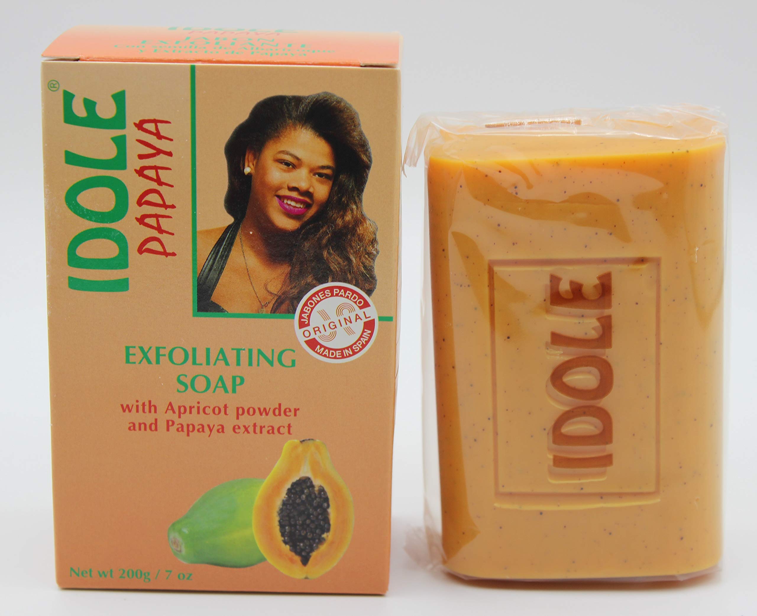 Idole Papaya Exfoliant Soap – Pack of 3 for Gentle, Smooth Skin