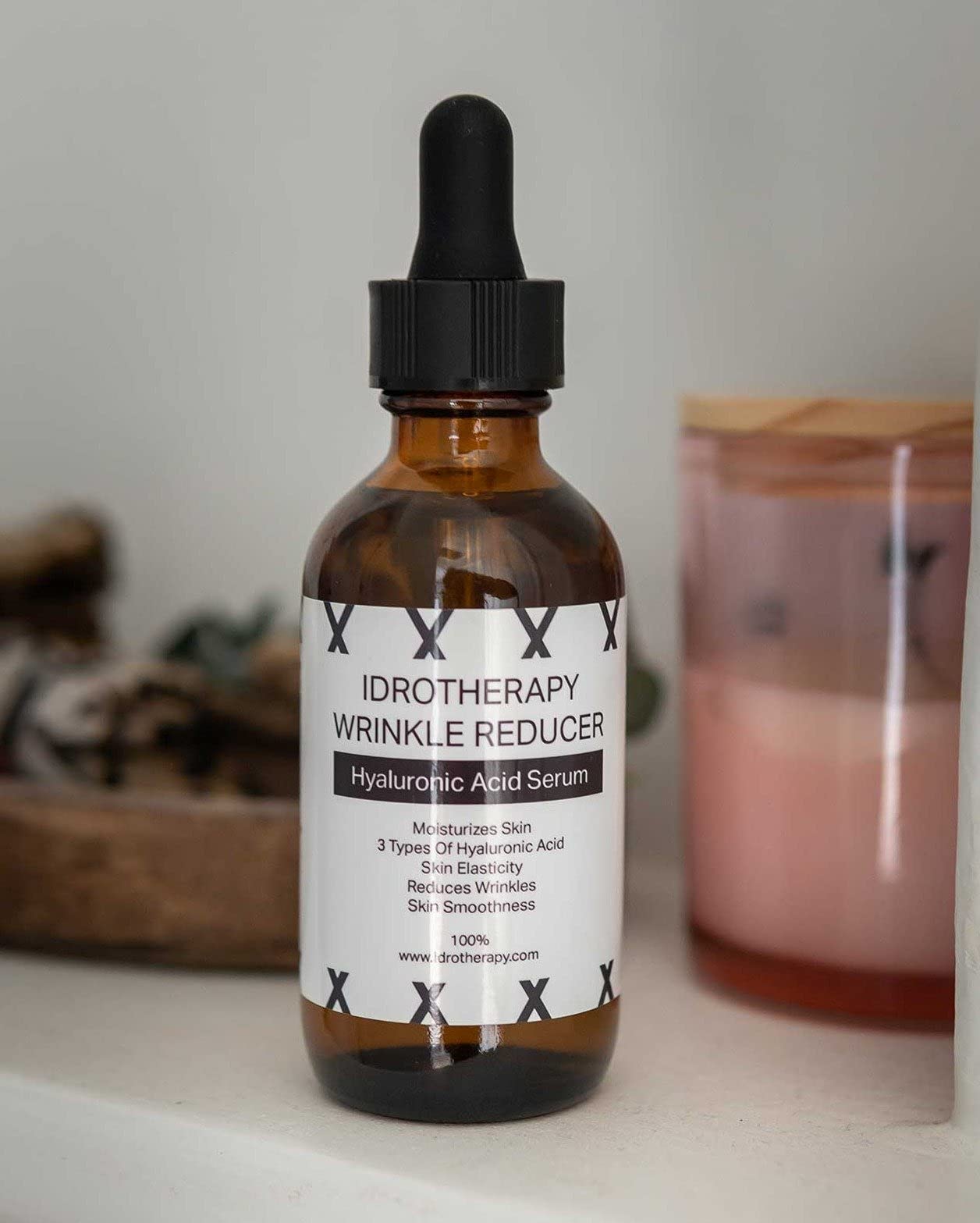 Idrotherapy Hyaluronic Serum – 3 HA Types + Argan Oil & Vitamin E (2 oz / 60 ml)