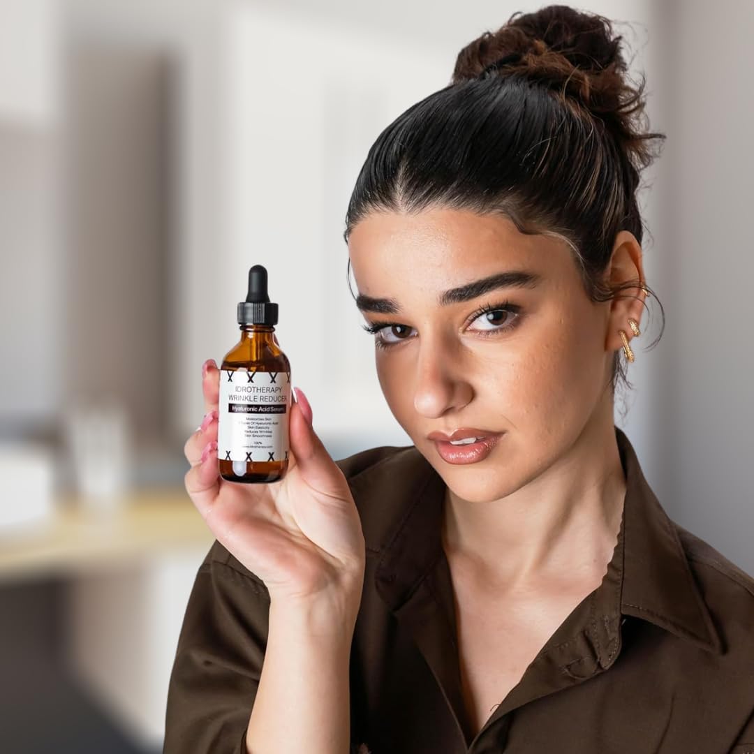 Idrotherapy Hyaluronic Serum – 3 HA Types + Argan Oil & Vitamin E (2 oz / 60 ml)