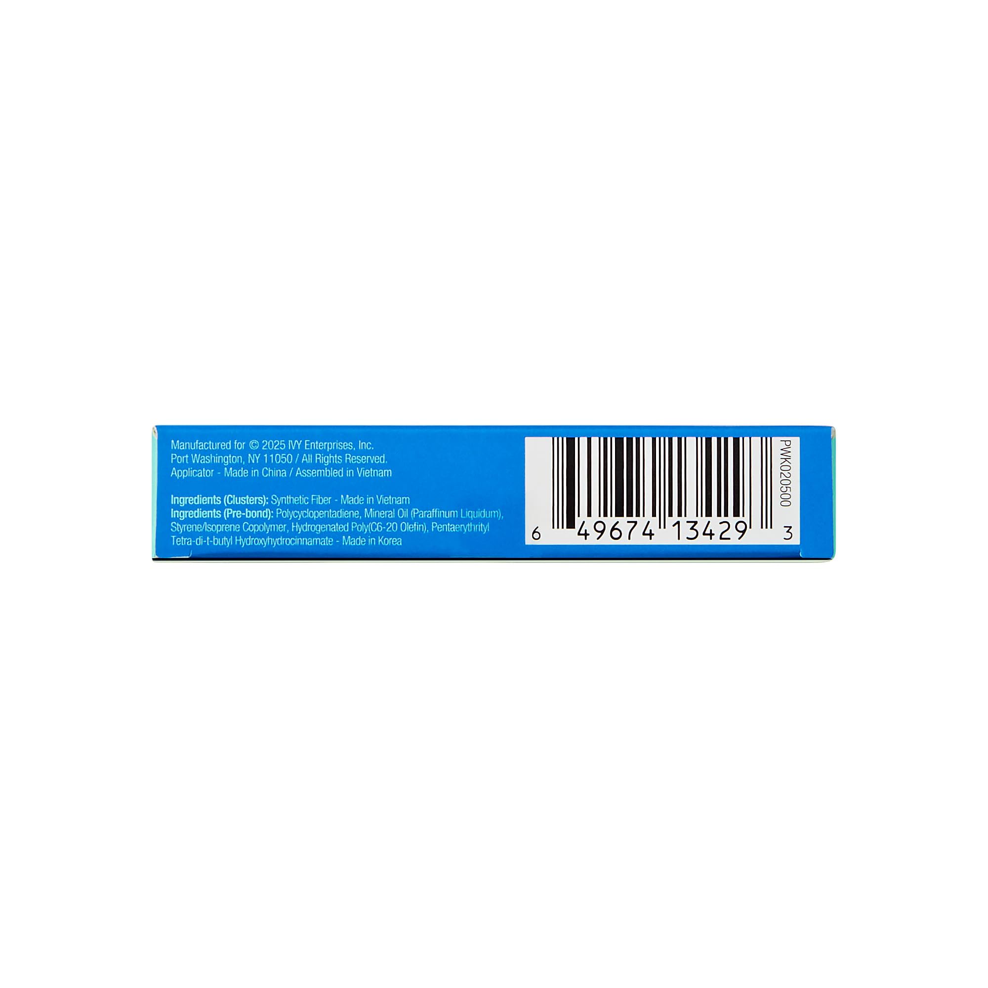 i•ENVY Press&Go Waterproof Self-Adhesive Lashes — No Glue, 22 Reusable Clusters