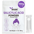 iFEiER Pure Salicylic Acid Powder – Cosmetic Grade 500 g for DIY Exfoliation, Skincare, Hair & Body