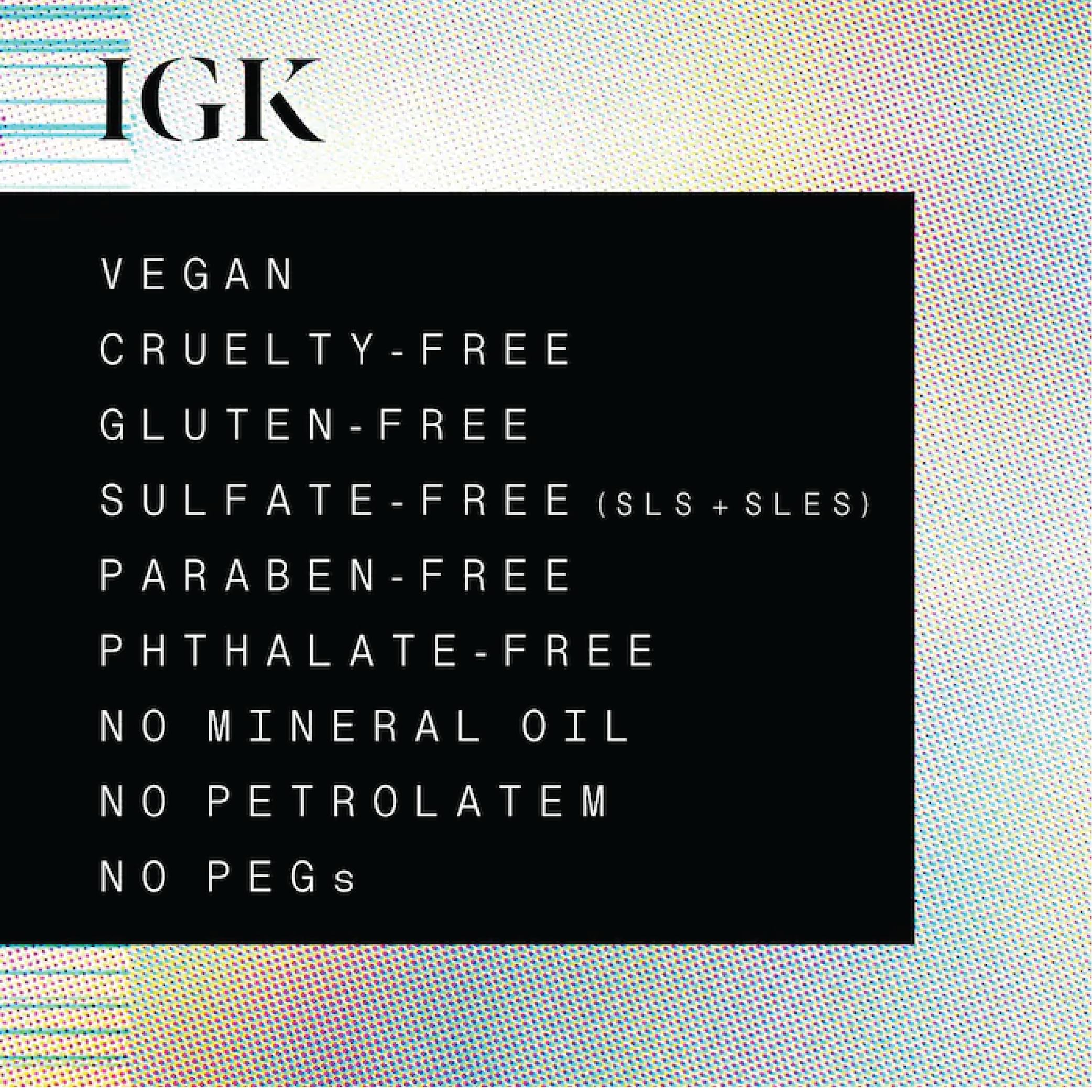 IGK Antisocial No-Rinse Overnight Dry Hair Treatment Mask - Bond-Building, Vegan & Cruelty-Free | 1.7 oz x 2