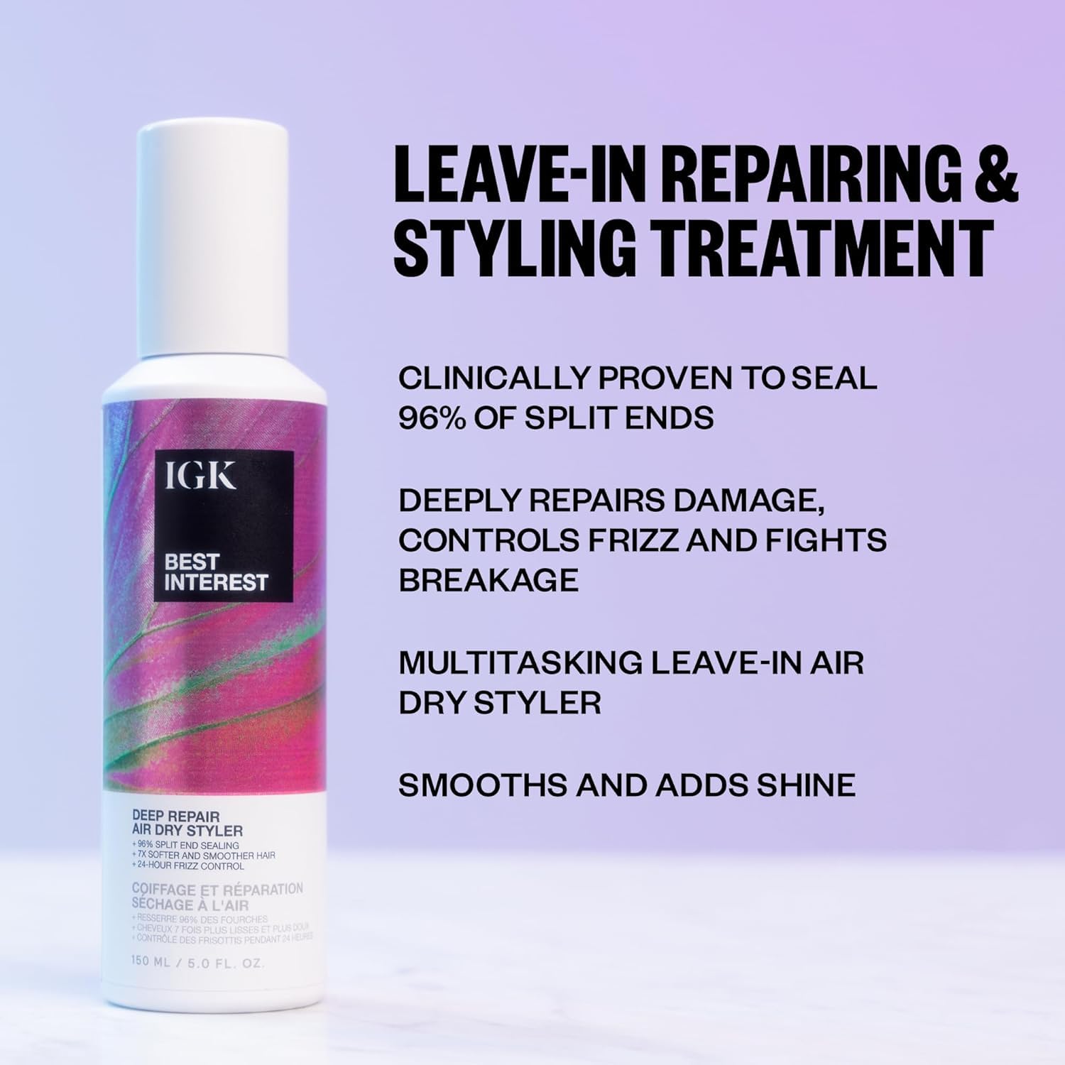 IGK Best Interest + Cash In Duo – Bond-Building Dry Oil & Instant Repair Serum