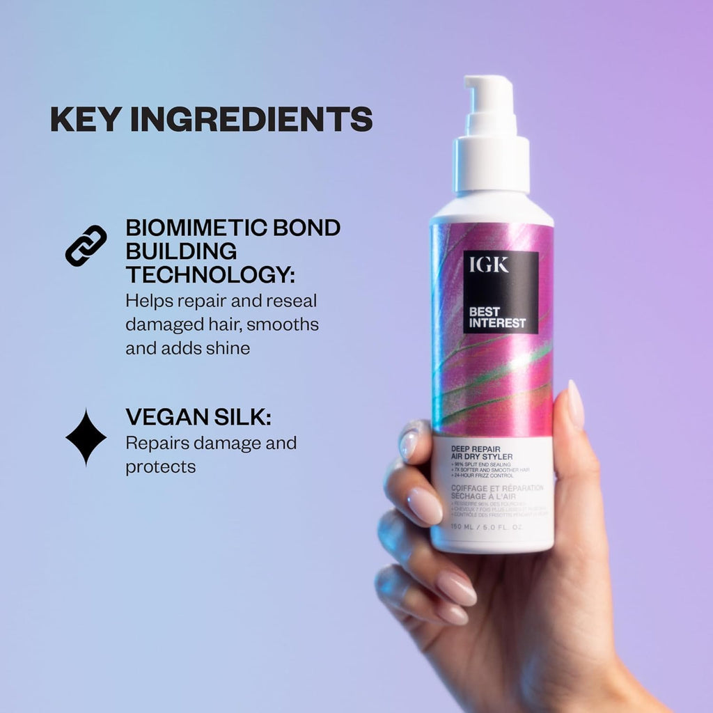 IGK Best Interest + Cash In Duo – Bond-Building Dry Oil & Instant Repair Serum