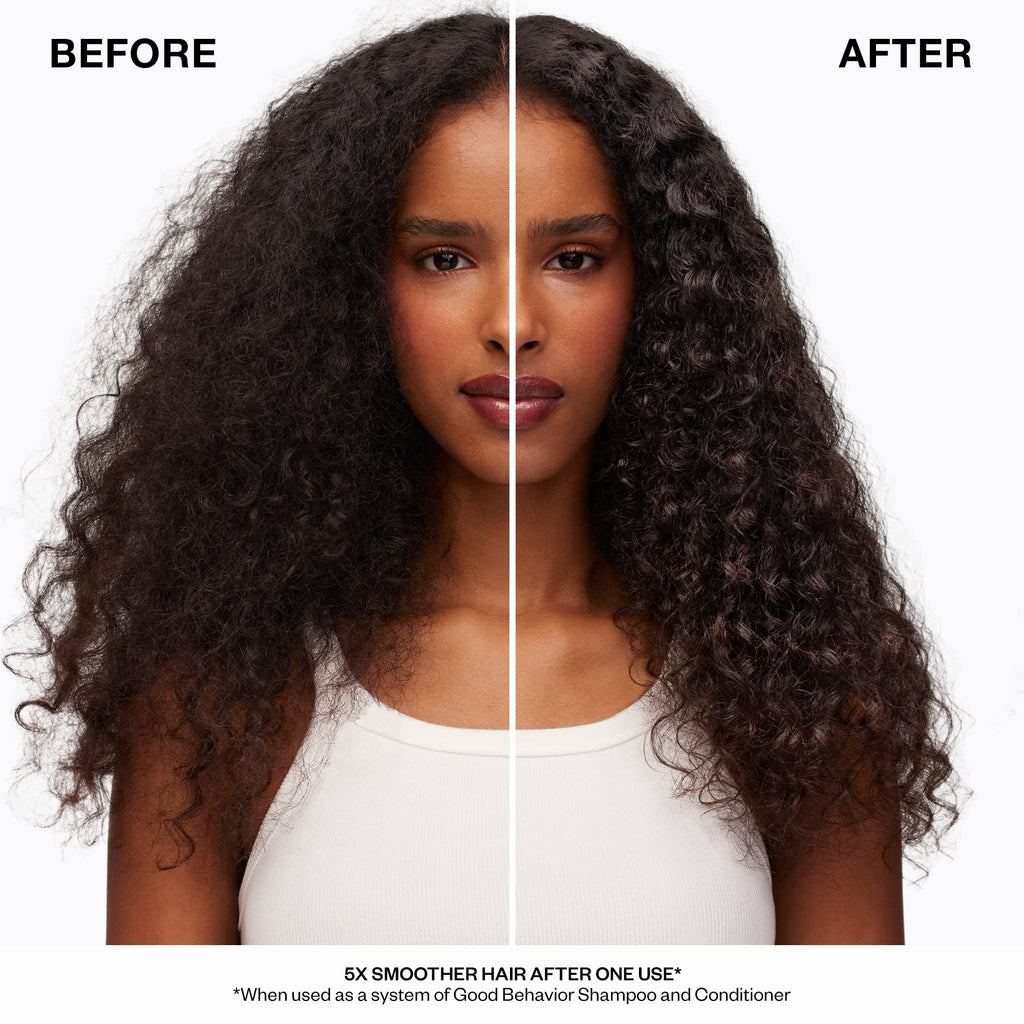 IGK GOOD BEHAVIOR Ultra Smooth Shampoo Liter – Frizz Control, Shine, Vegan & Cruelty-Free | 33.8 oz