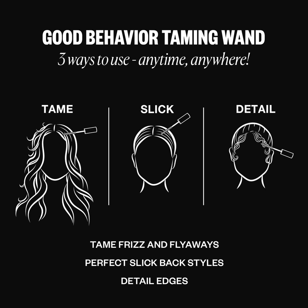 IGK Good Behavior Frizz & Flyaway Wand – Lightweight Gel, Precise Control