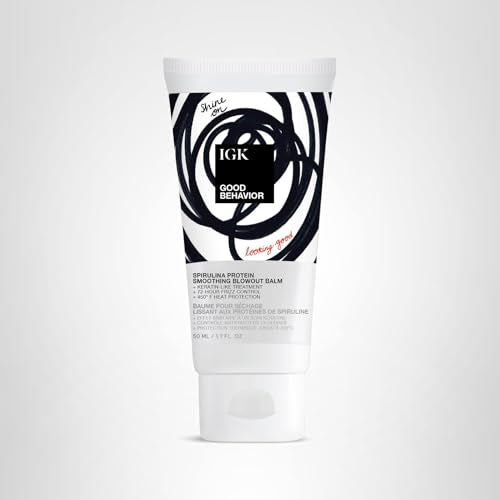 IGK Good Behavior Spirulina Protein Anti-Frizz Blowout Balm – Travel Size