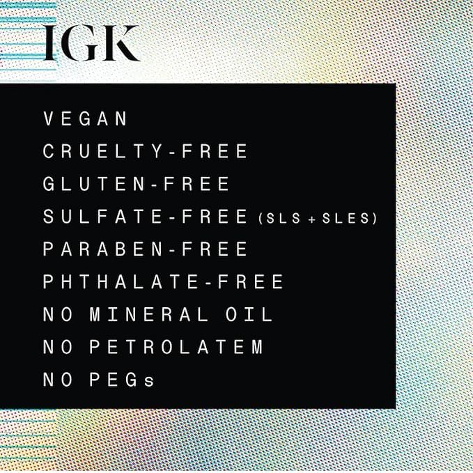 IGK Hair Treatment Full Size Set – Antisocial Dry Hair Mask + Good Behavior Spirulina Spray | Overnight Bond-Building & Keratin-Like Smoothing