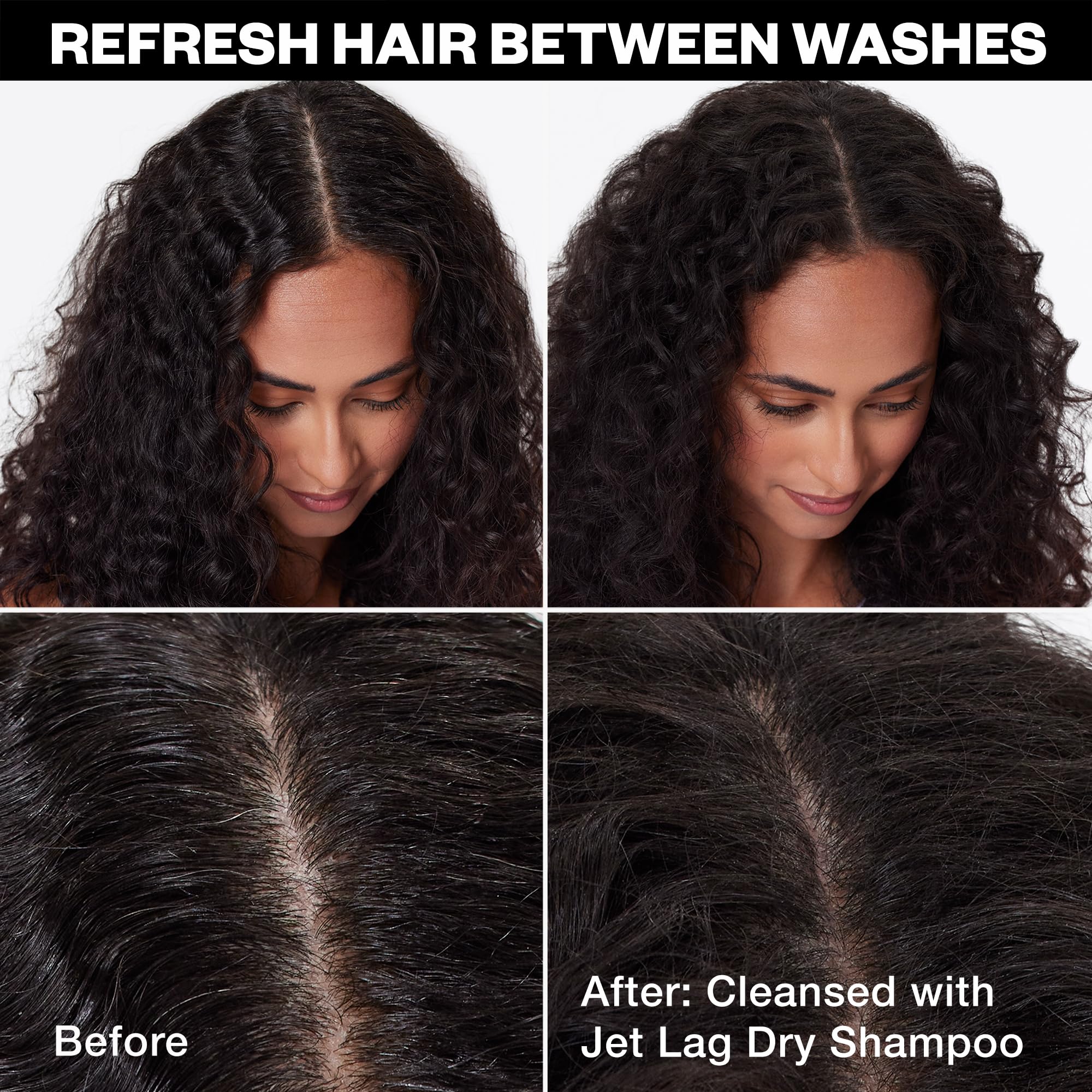 IGK Jet Lag Invisible Dry Shampoo Travel — Weightless Refresh for Fine Hair | Vegan & Cruelty-Free | 2 oz
