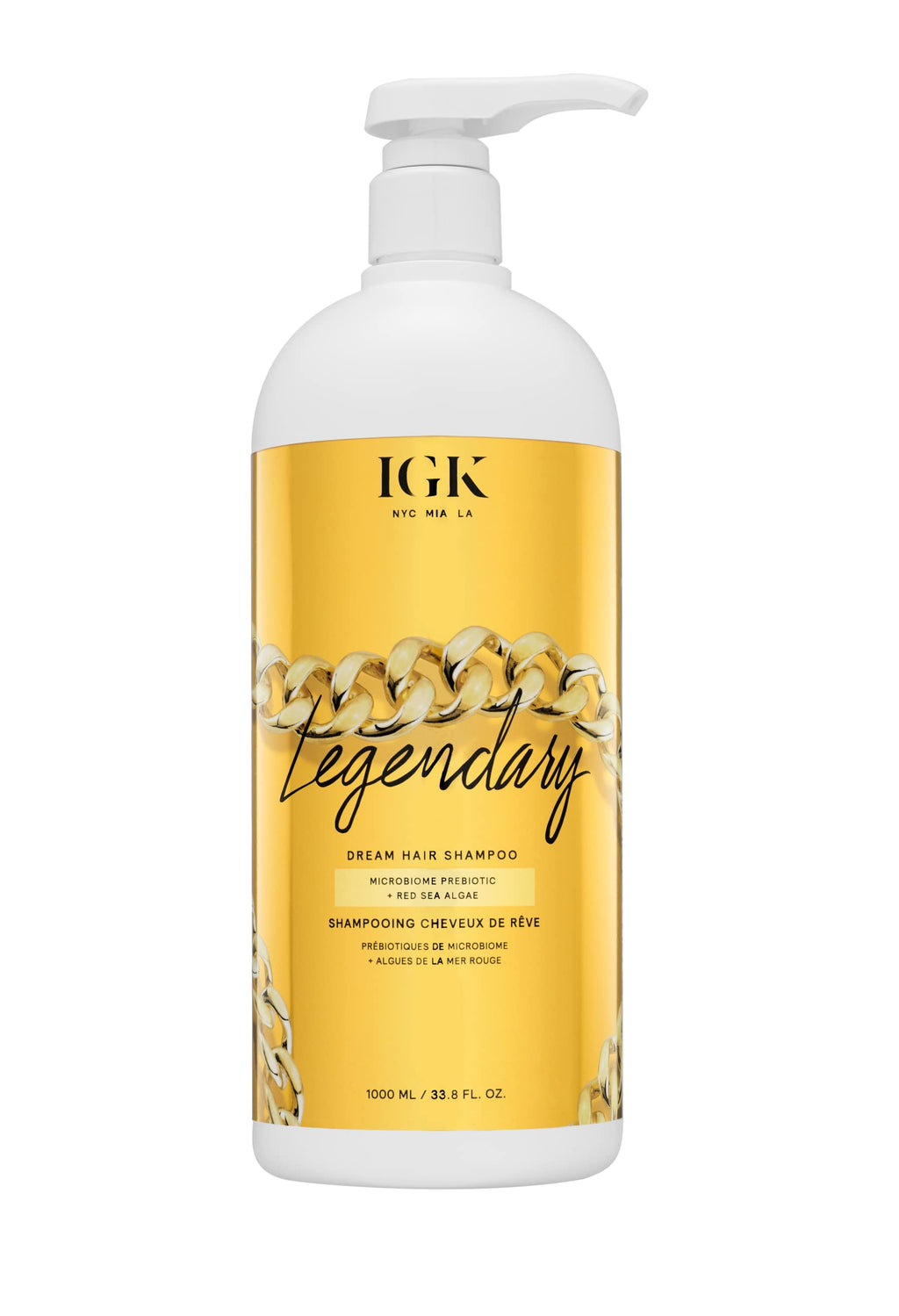 IGK Legendary Dream Hair Shampoo | Healthy, Hydrated, Shine | Vegan & Cruelty-Free | 33.8 oz