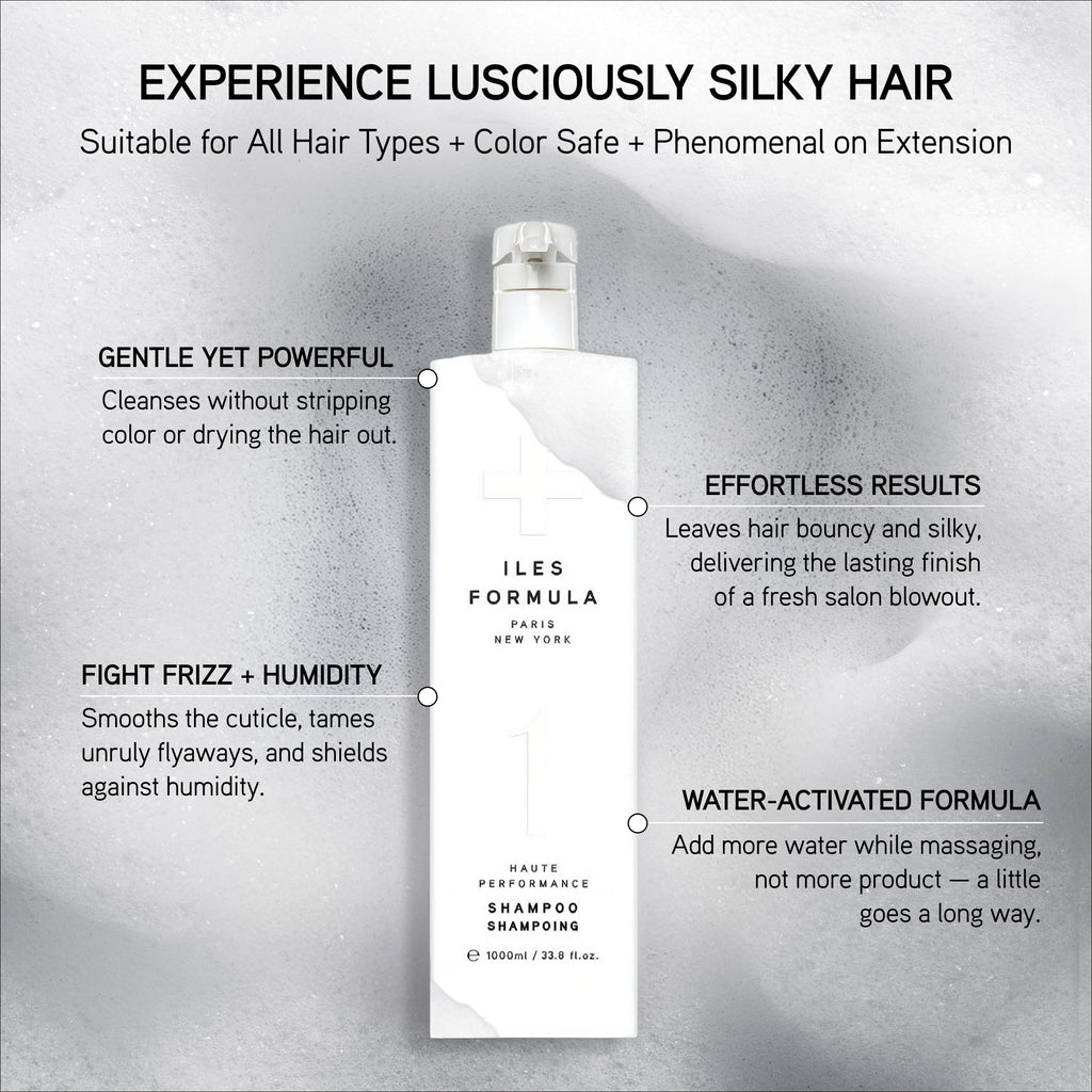ILES FORMULA Shampoo for Dry & Damaged Hair – Hydrating, Sulfate-Free, Color-Safe