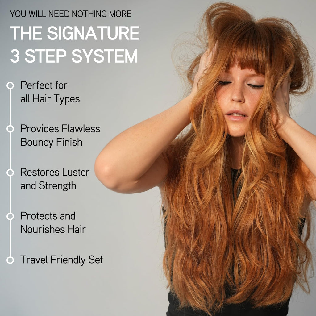 ILES FORMULA Signature Collection Discovery Set – Hydrating Shampoo, Conditioner & Finishing Serum
