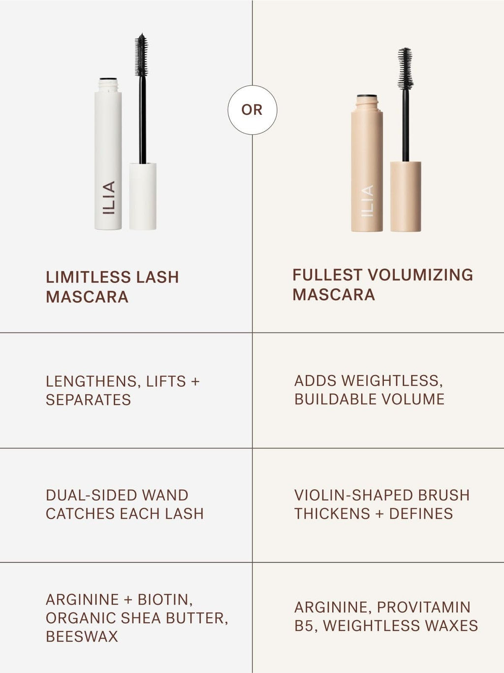 ILIA Limitless Lash Mascara | Lightweight, Nourishing, Lengthening & Lifting | Non-Toxic & Ophthalmologist-Tested