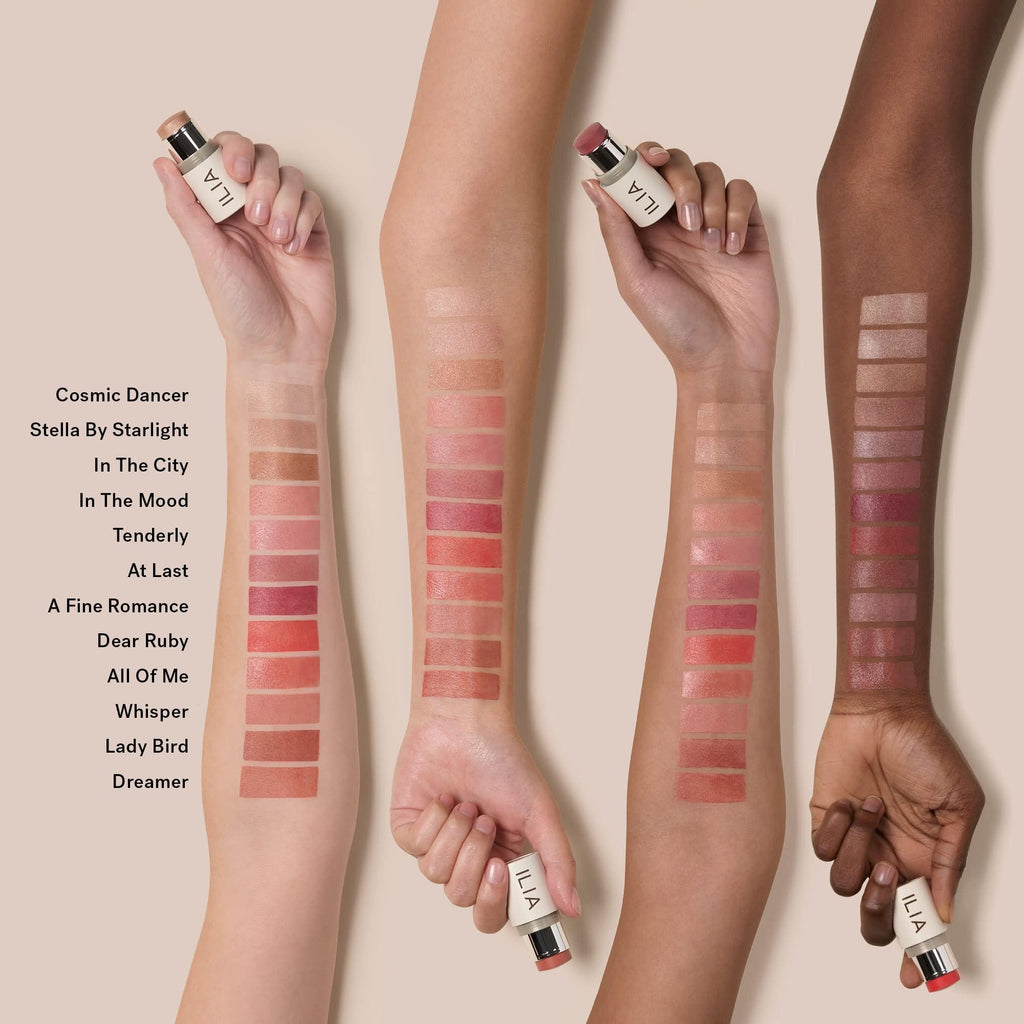 ILIA Multi-Stick for Lips + Cheeks – Stella by Starlight (Rose Gold) | Buildable, Creamy Color, Vegan & Cruelty-Free