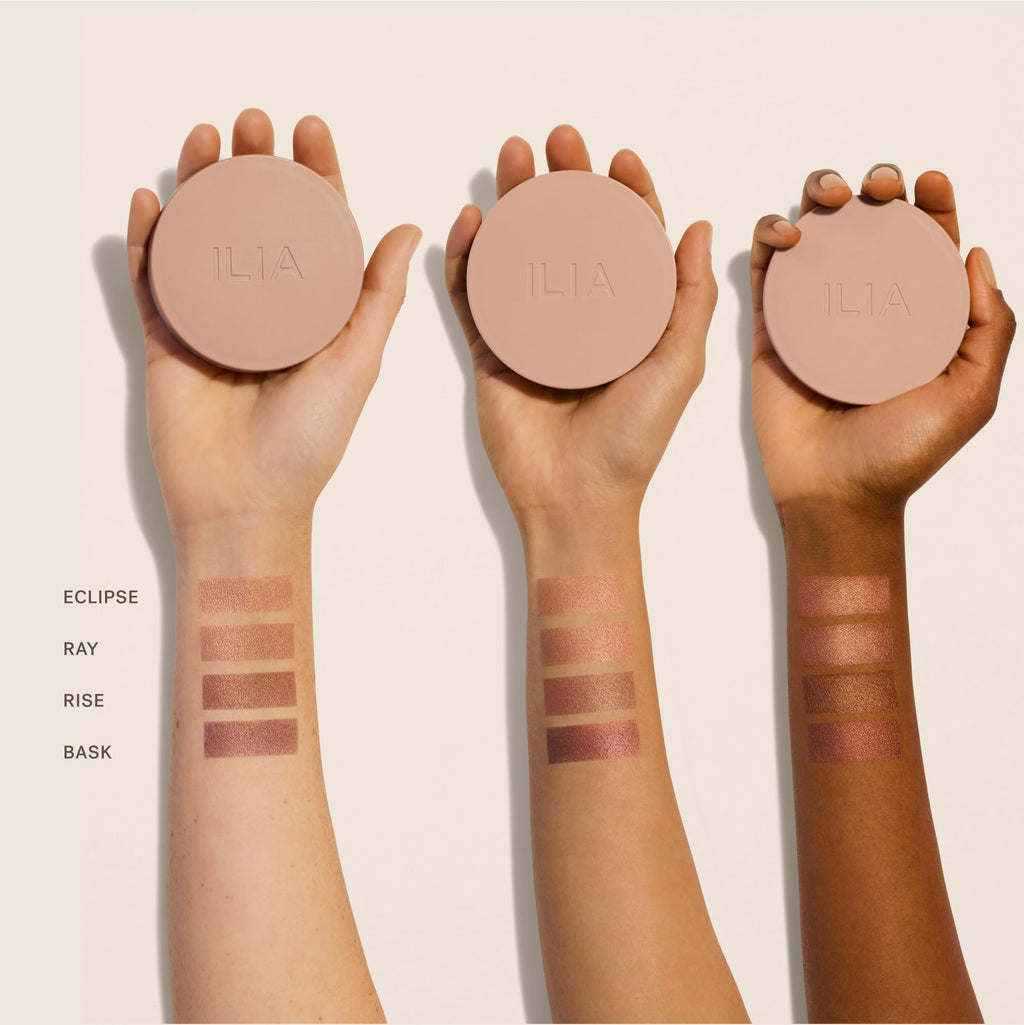 ILIA Sunshift Cream Bronzer Eclipse – Peachy Bronze | Non-Comedogenic, Vegan, Cruelty-Free, 12-Hour Weightless Wear