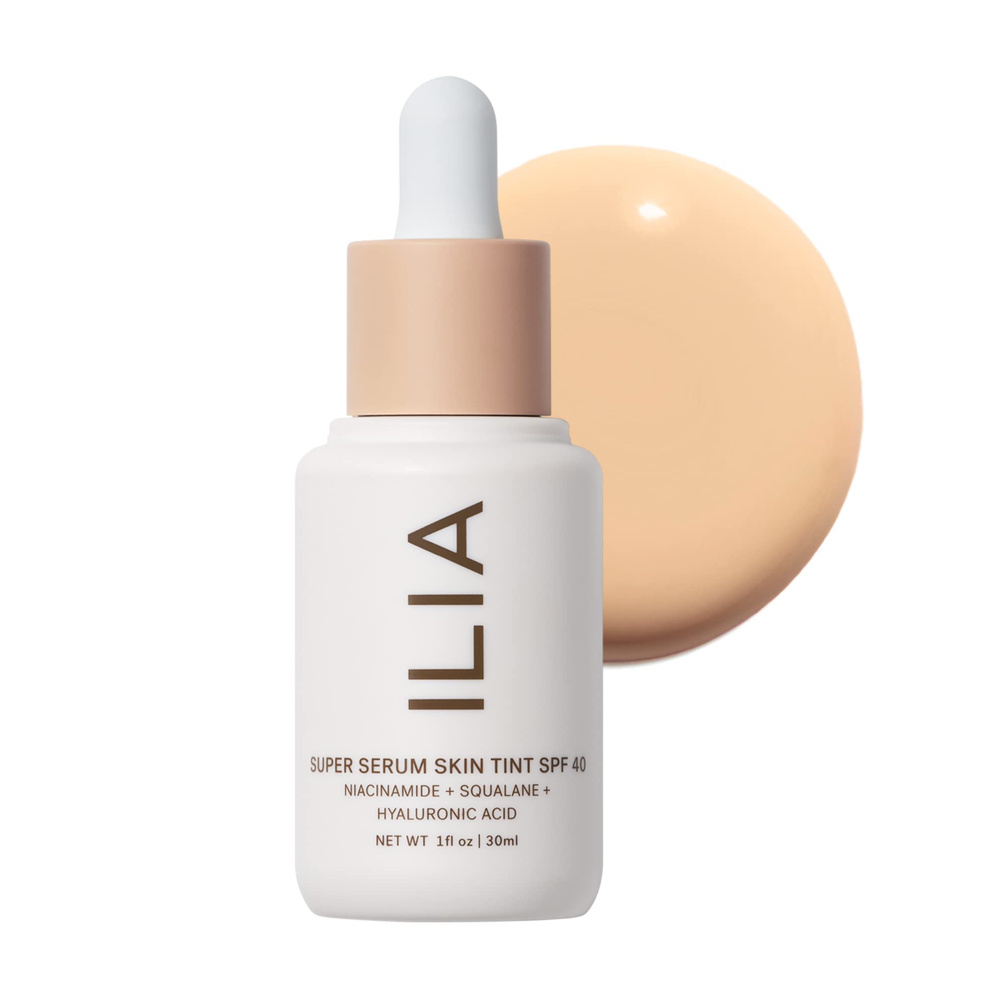 ILIA Super Serum Skin Tint SPF 40 – Vegan, Non-Comedogenic, Hydrating & Refining